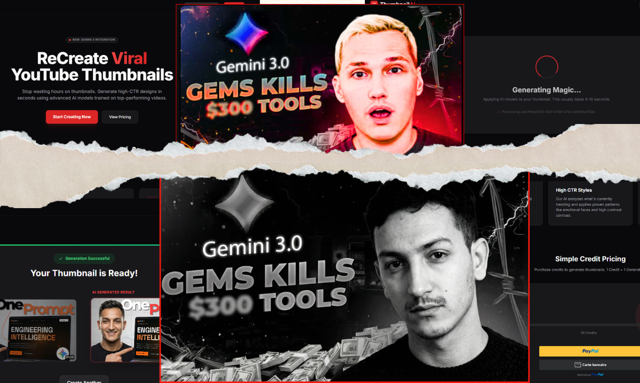 YouTube Thumbnail AI Cloner screenshot 1