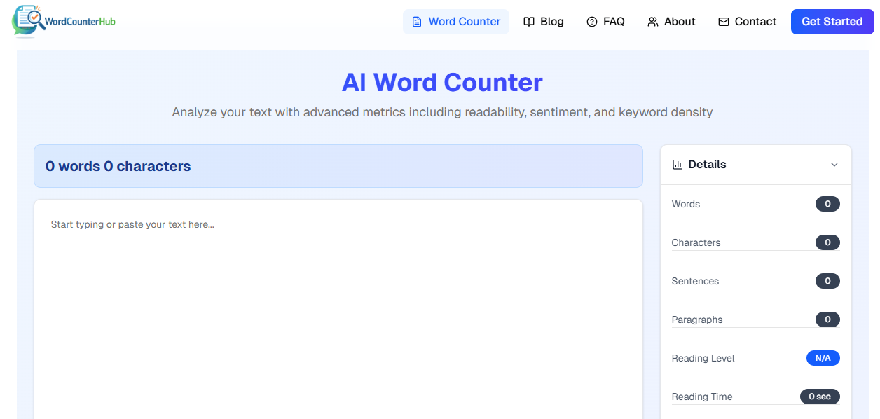 Word Counter Hub screenshot 1