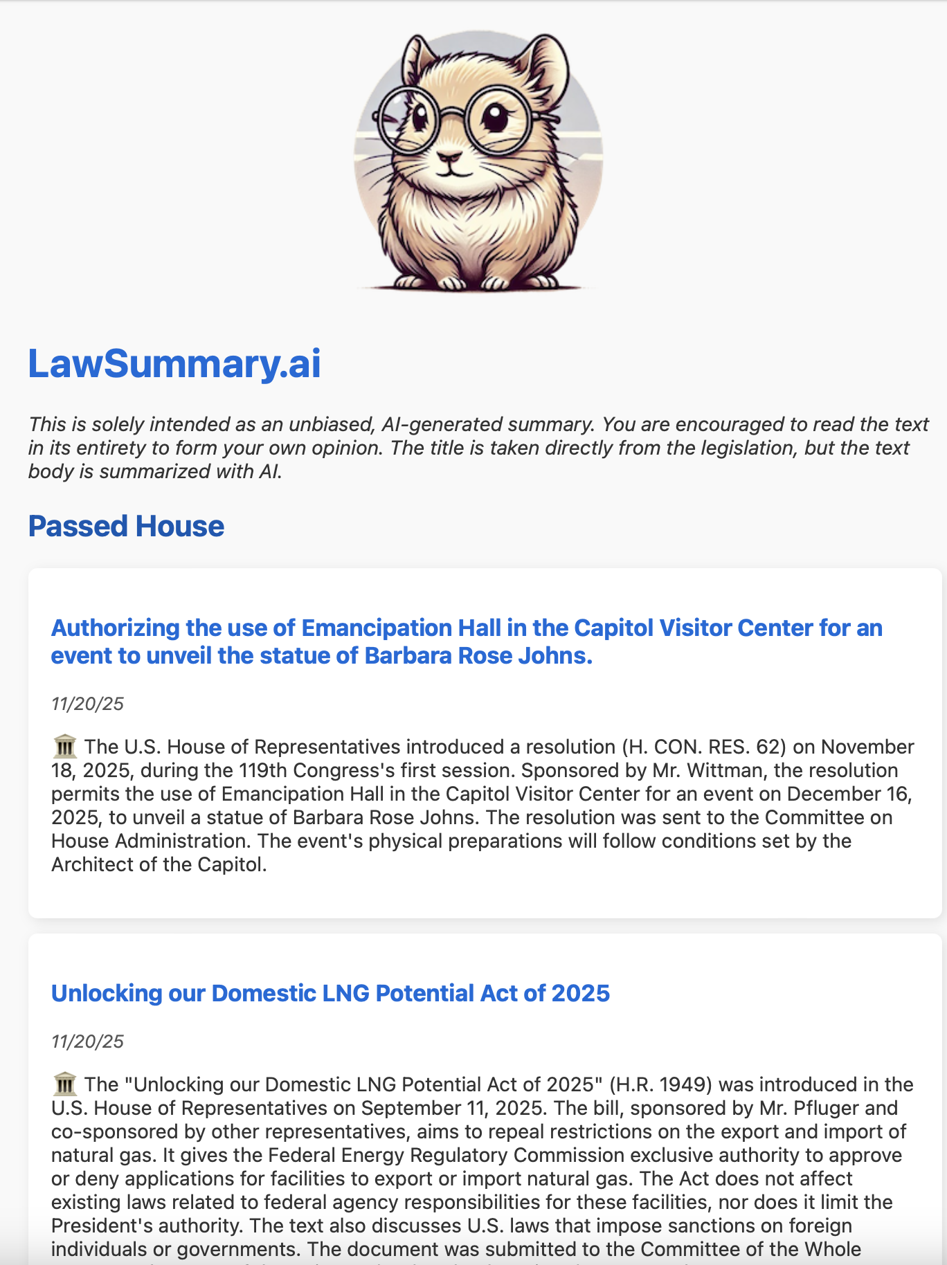 LawSummary.ai screenshot 1