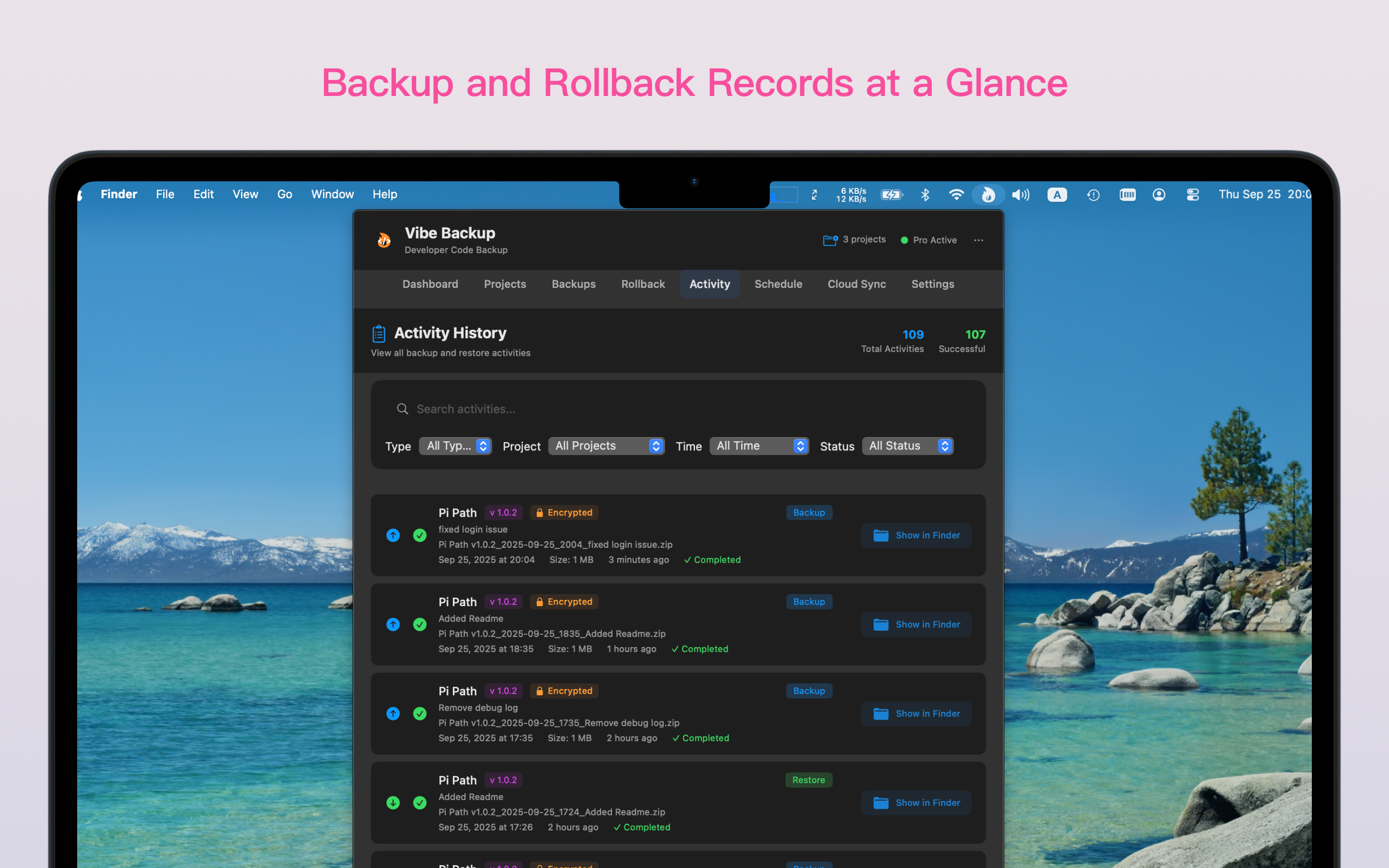 Vibe Backup screenshot 8