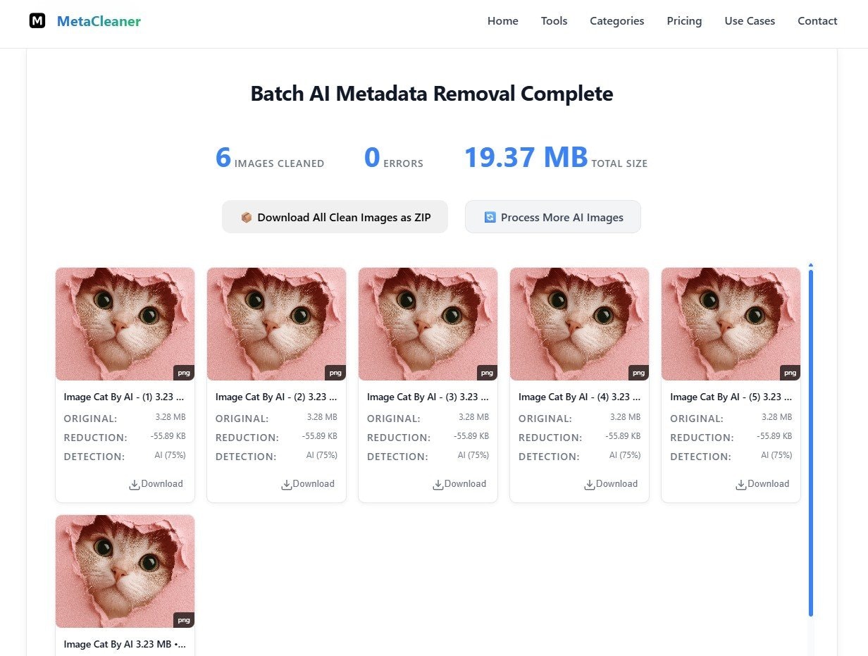 Remove AI Metadata screenshot 4