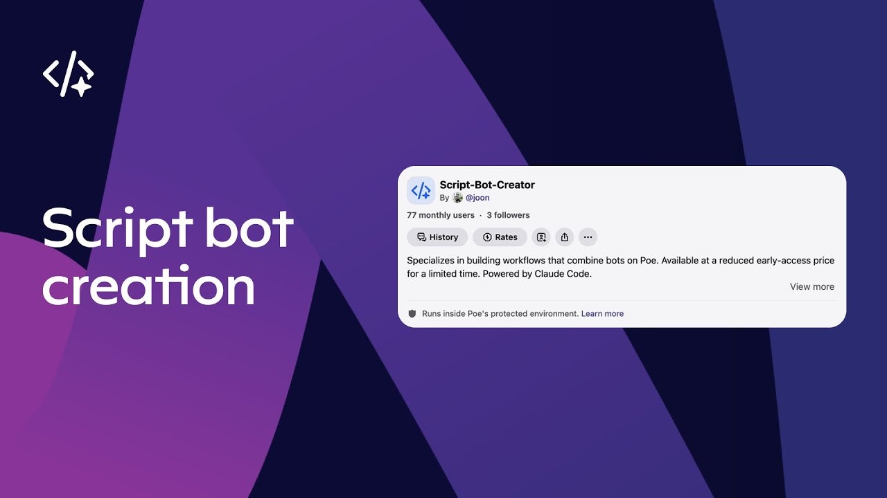 Poe Script Bots screenshot 1