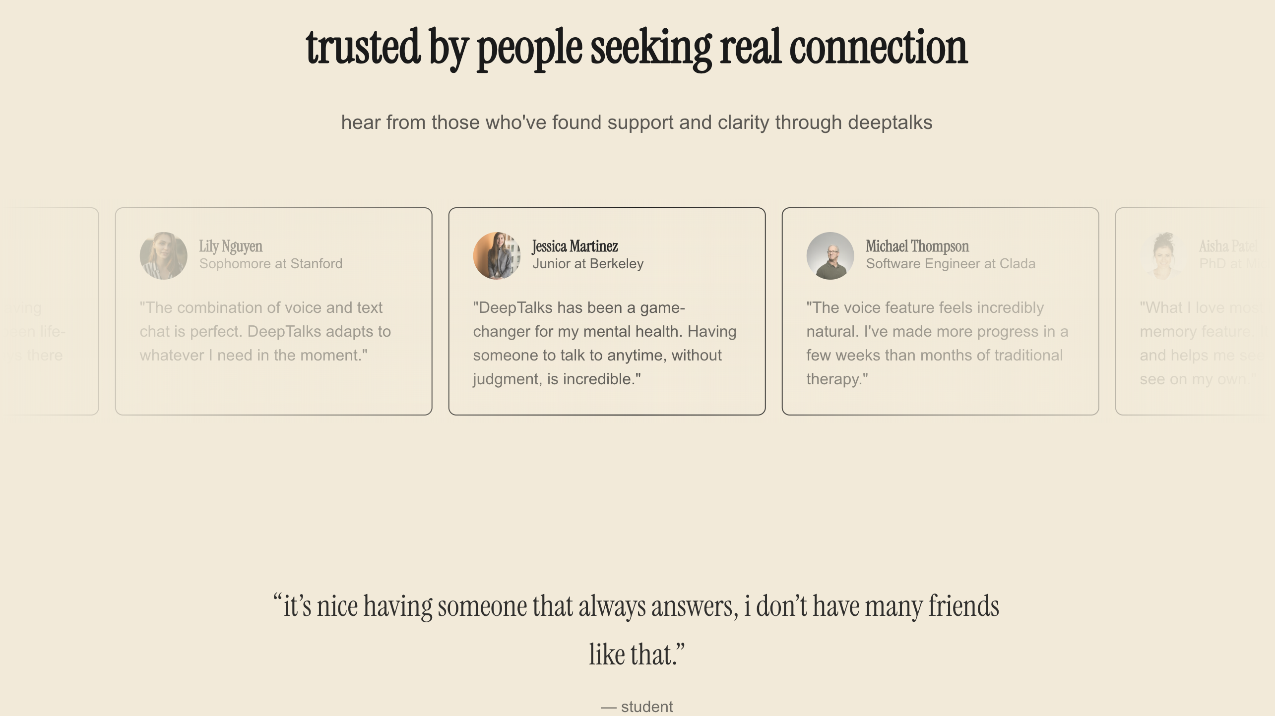 Deeptalks screenshot 3