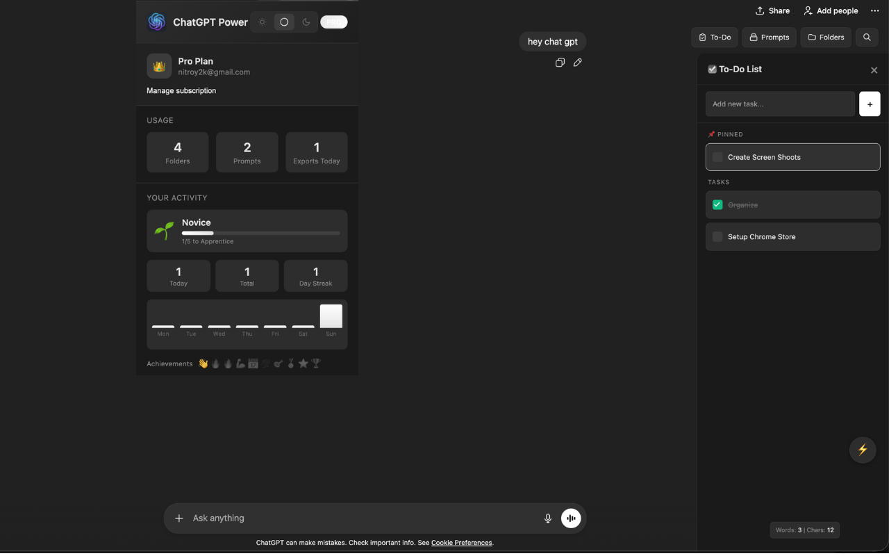 ChatGPT Power screenshot 3