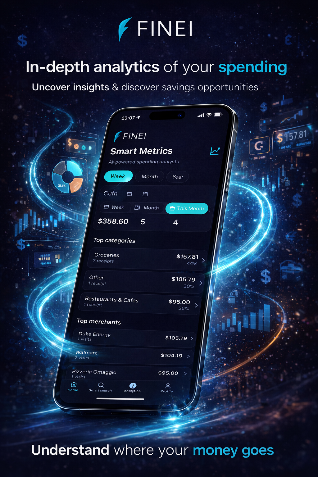 Finei – Receipt-Based Expense Tracker screenshot 5