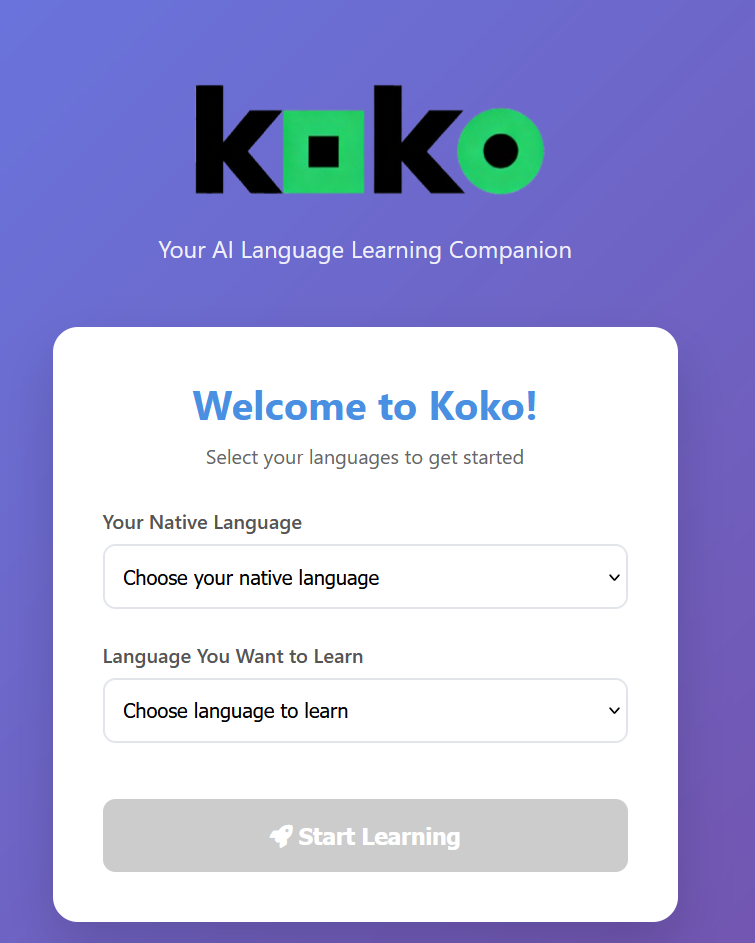 Koko Language Learning screenshot 2