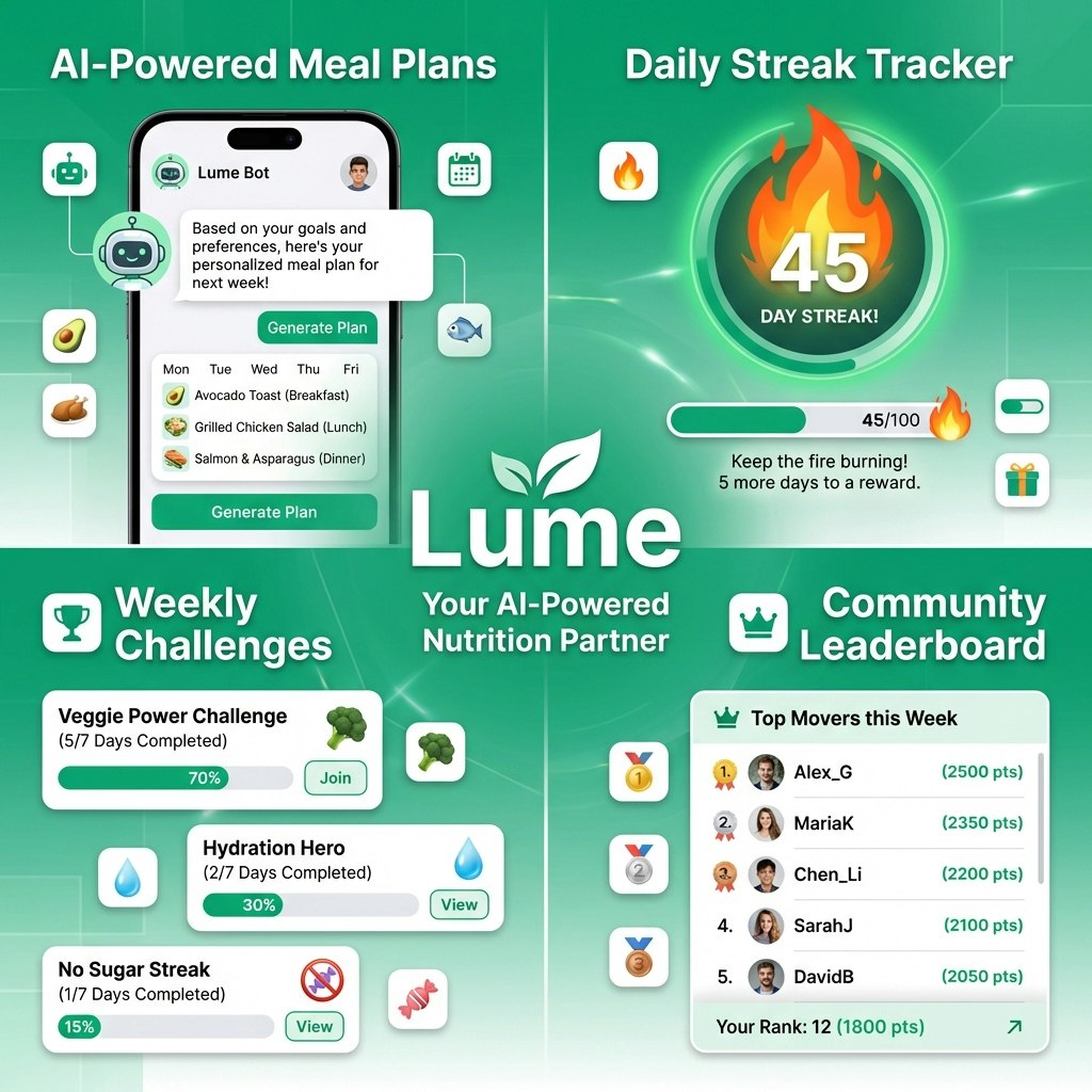 Lume - Your diet and training screenshot 2