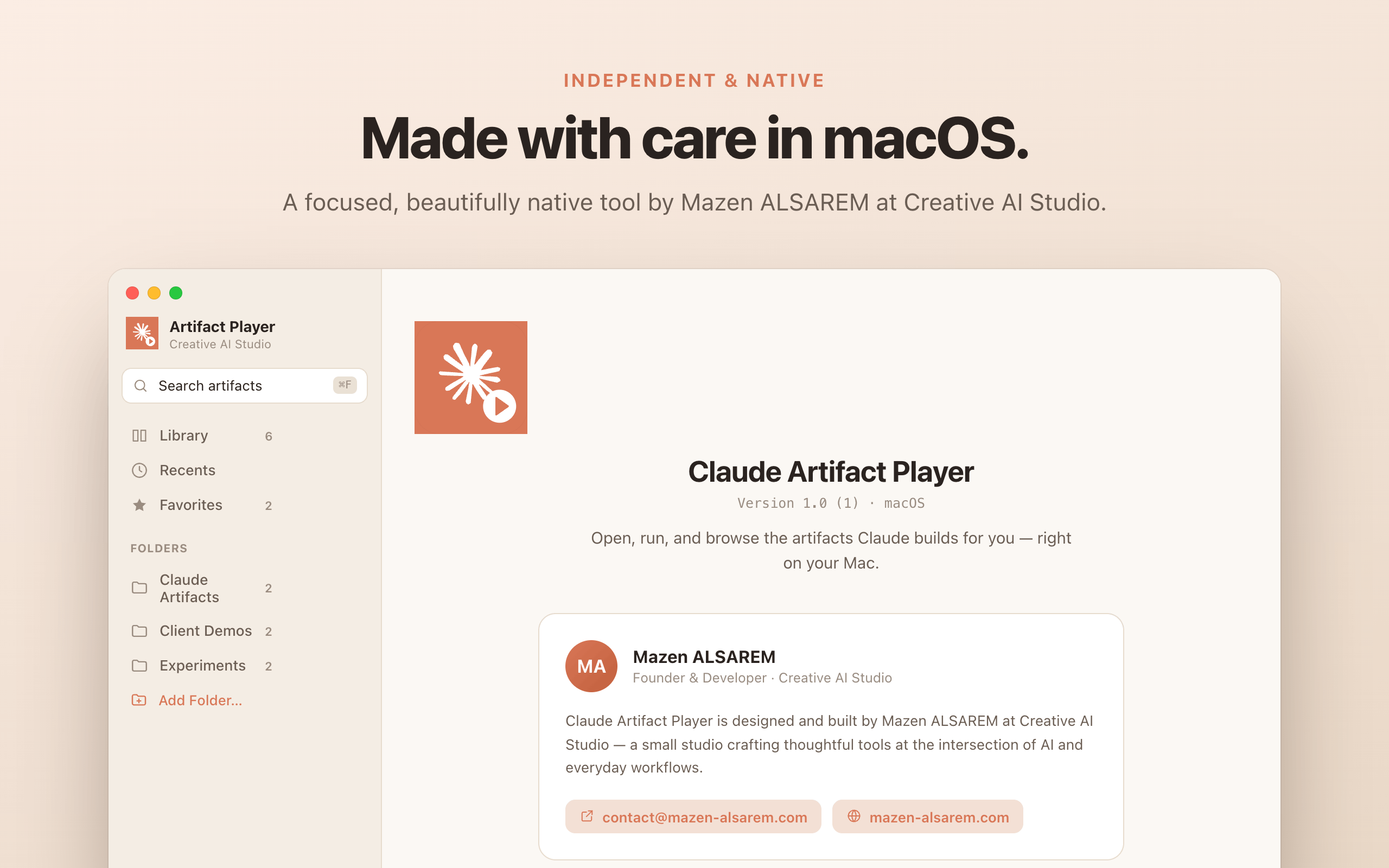 Claude Artifact Player screenshot 4