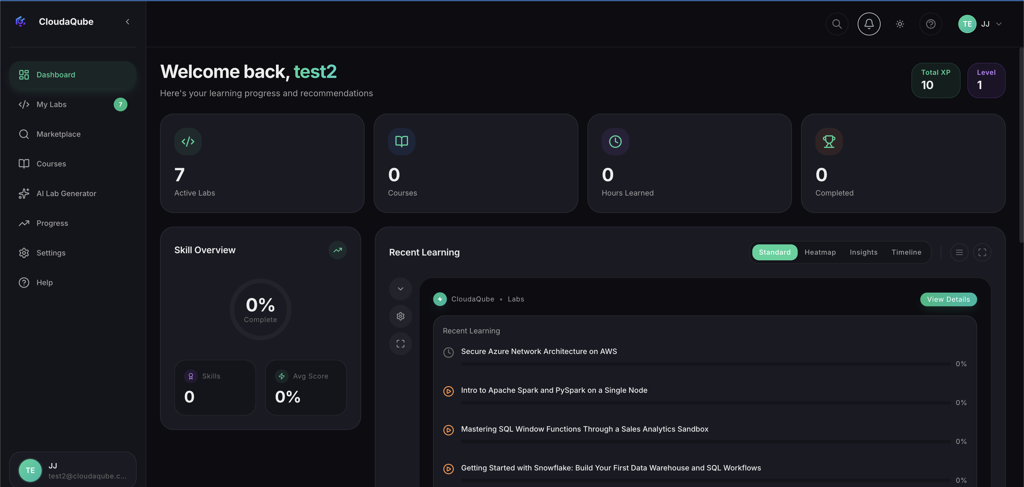 CloudaQube screenshot 1