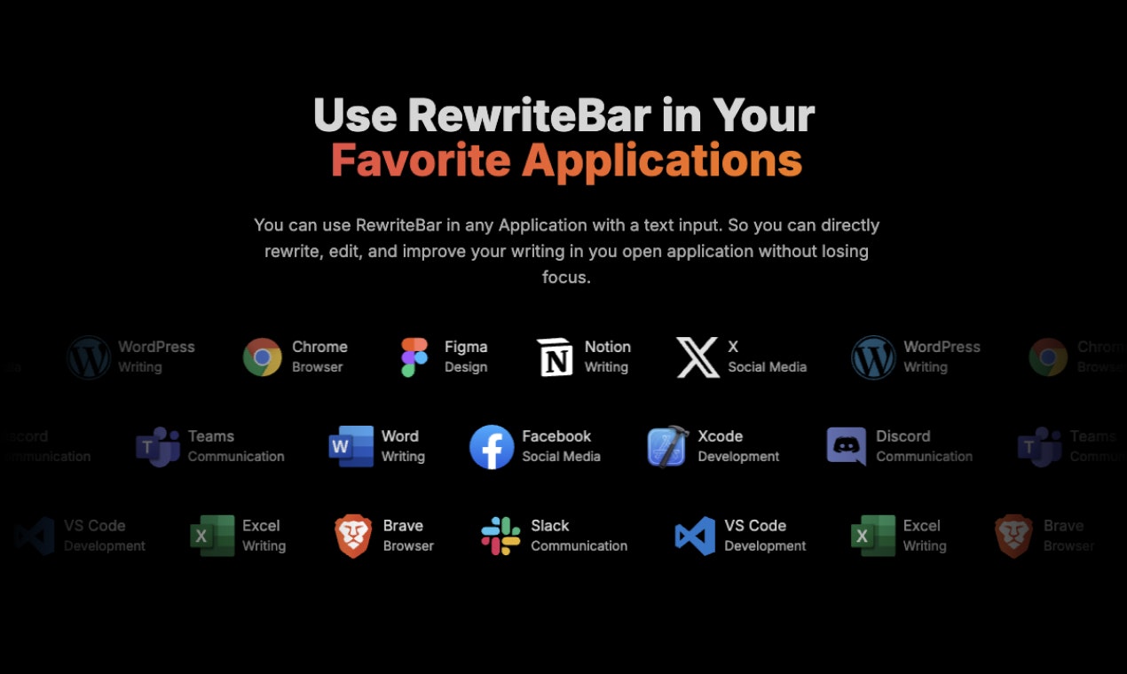 RewriteBar v2 screenshot 4