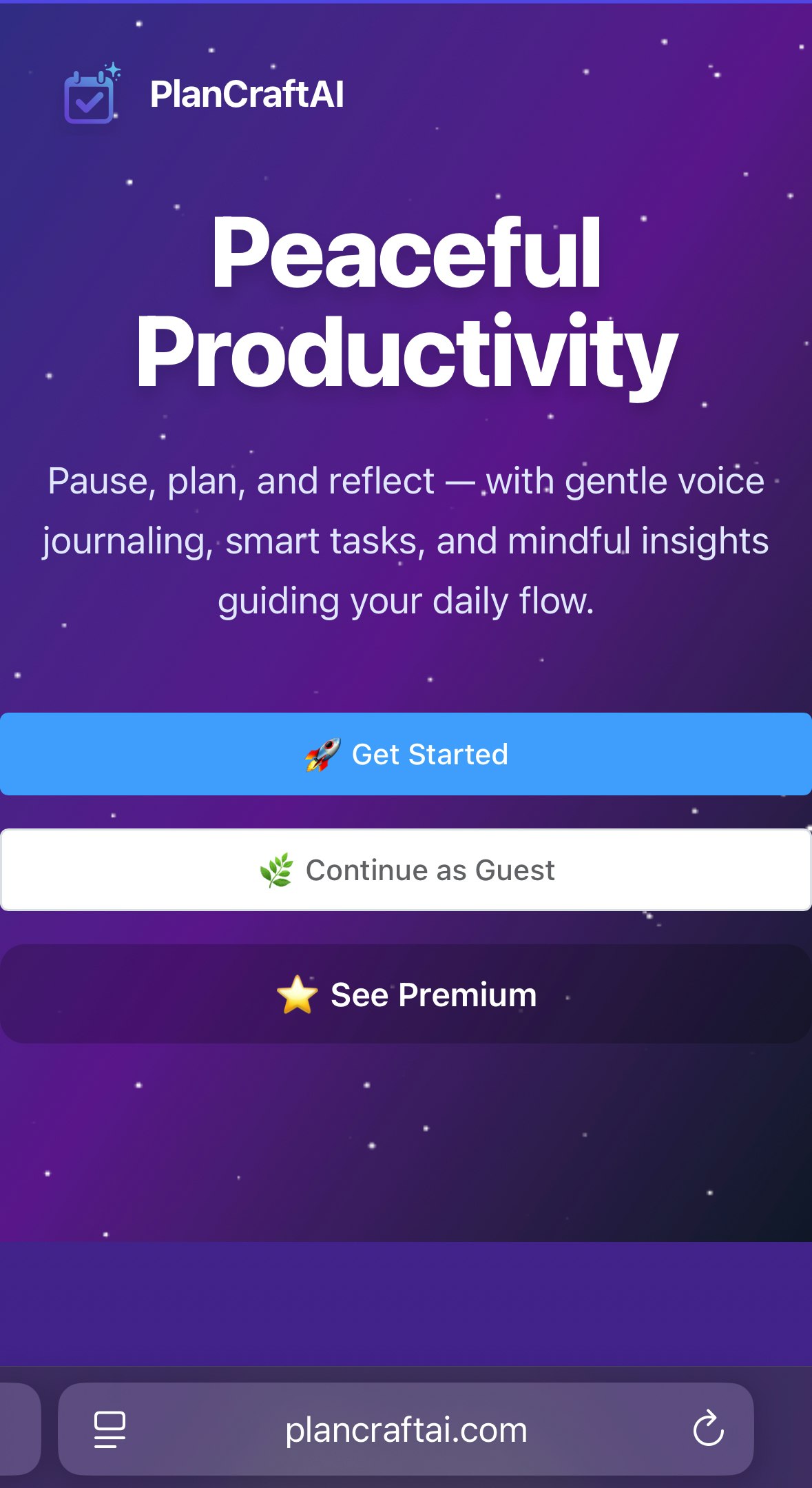 PlanCraftAI – Your AI-Powered Companion screenshot 2