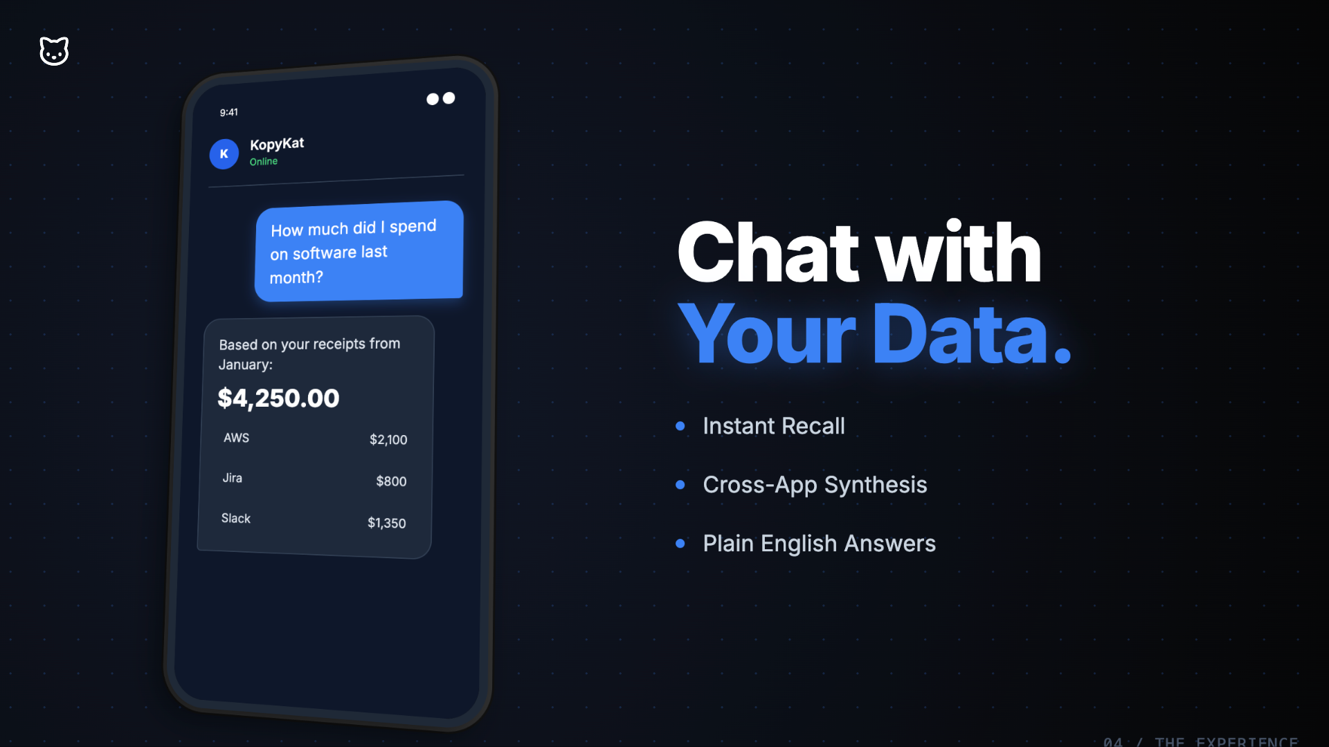 KopyKat - Aggregate & Chat w/ your data screenshot 4