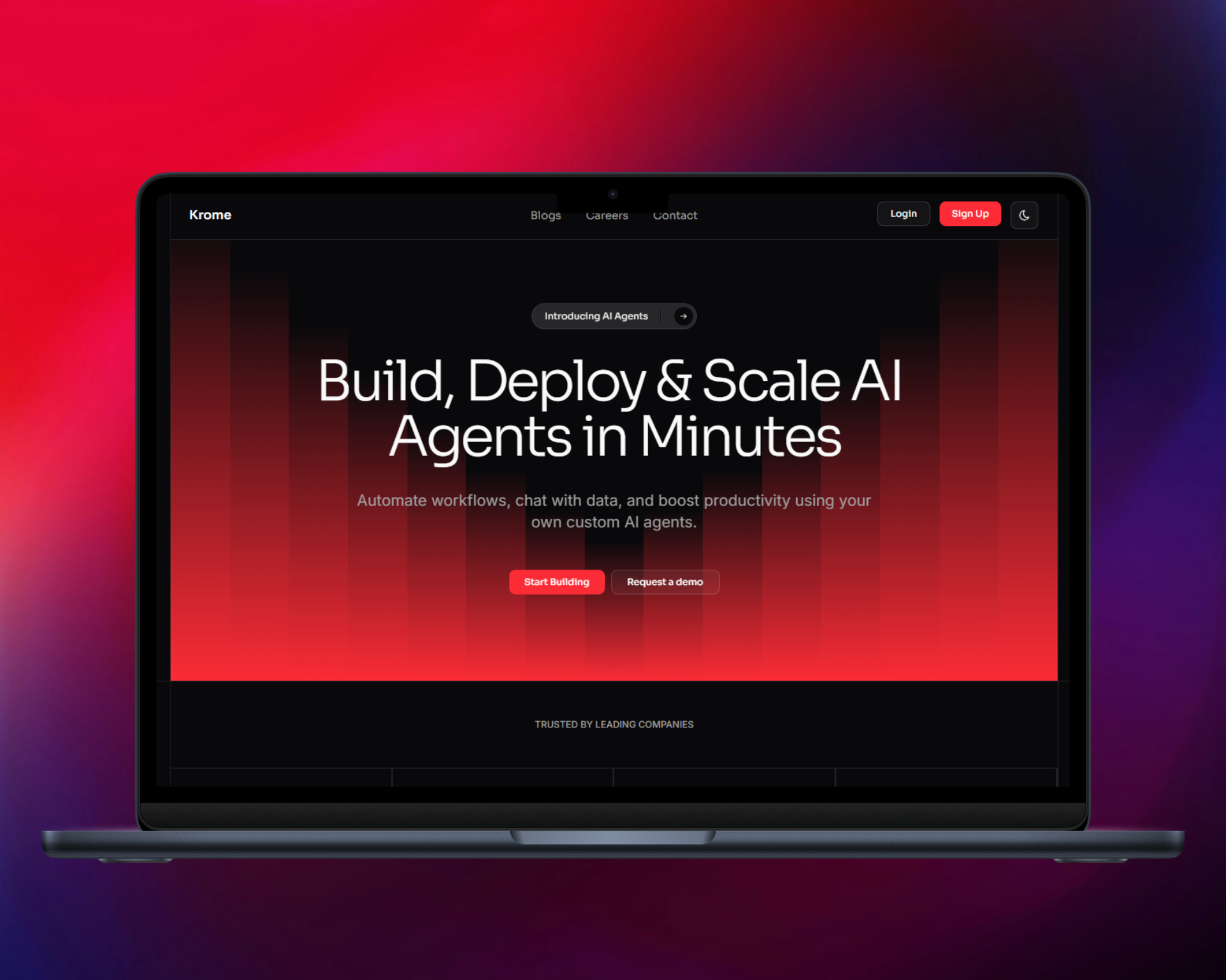 Krome AI Agent Template screenshot 1