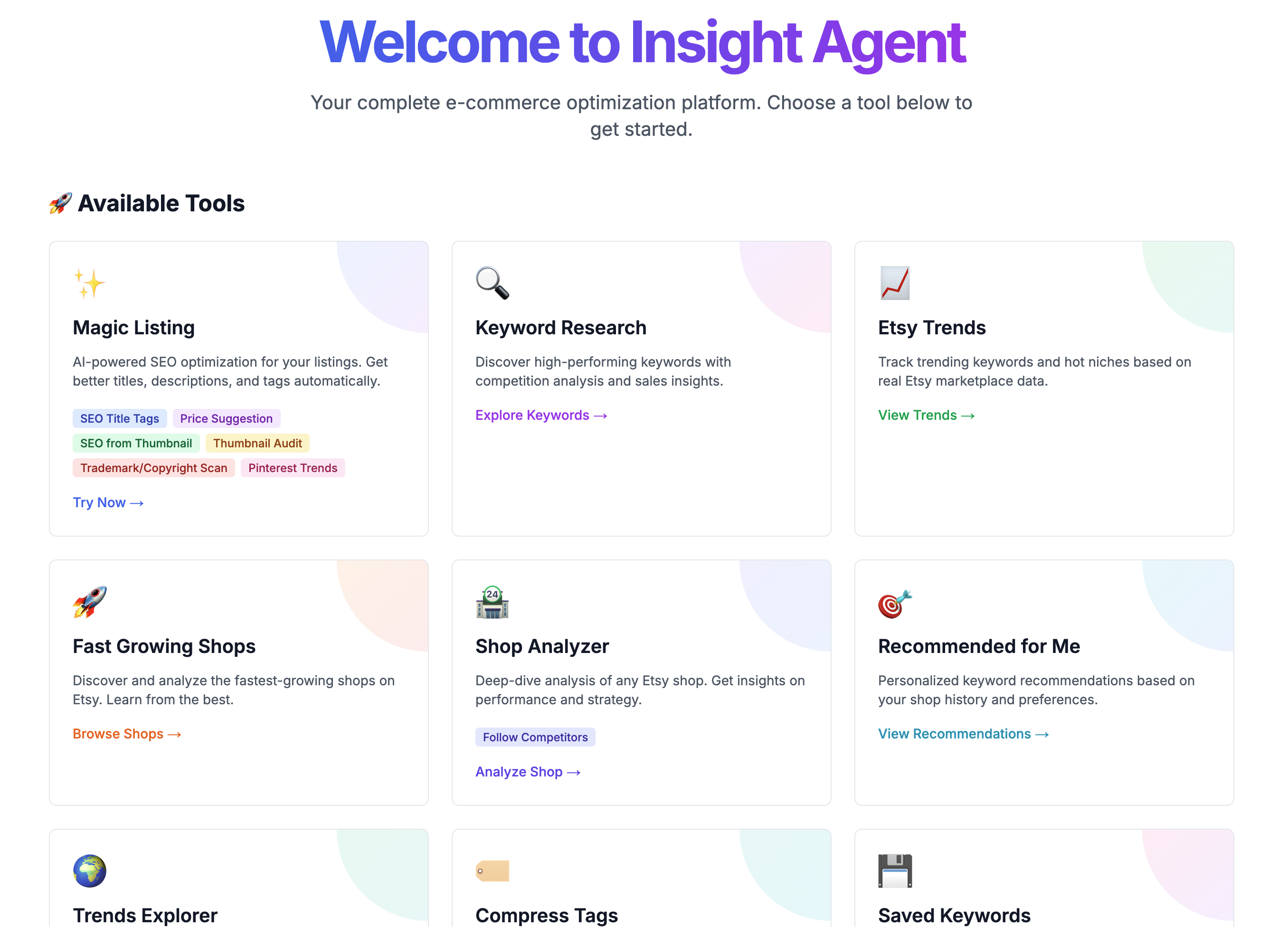 Insight Agent App screenshot 1