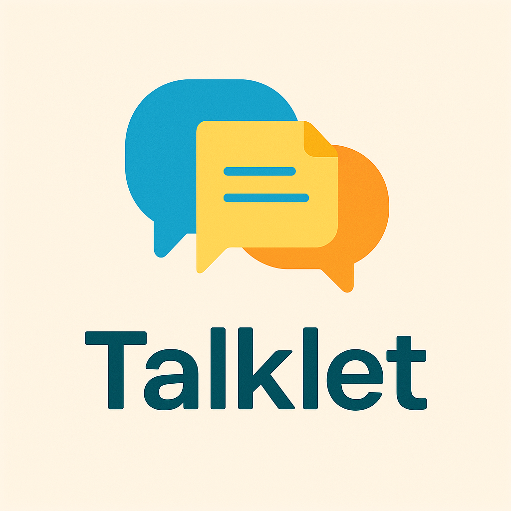 Talklet - Now live