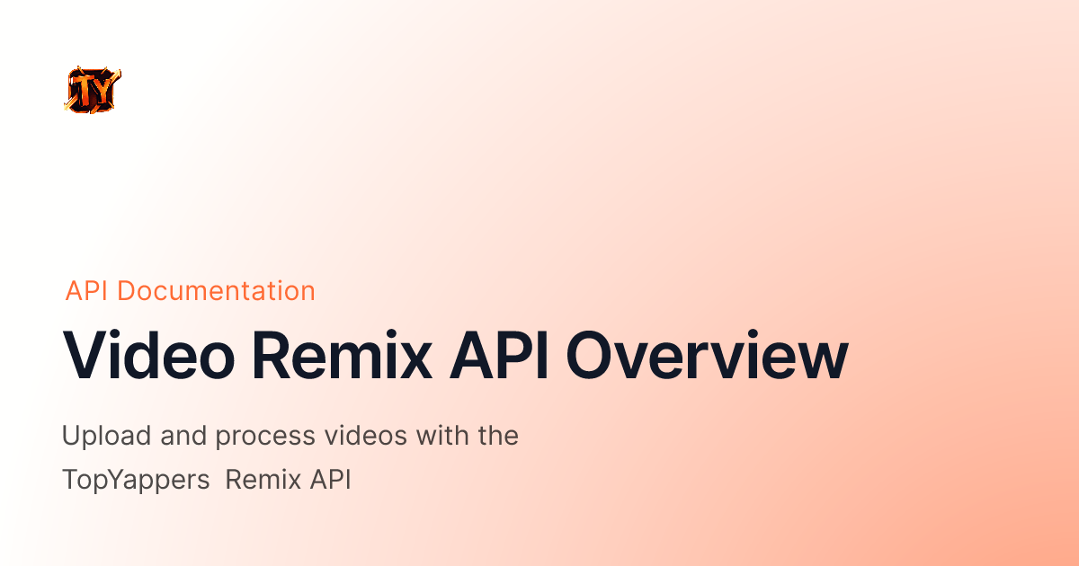 Video Remixer API screenshot 1