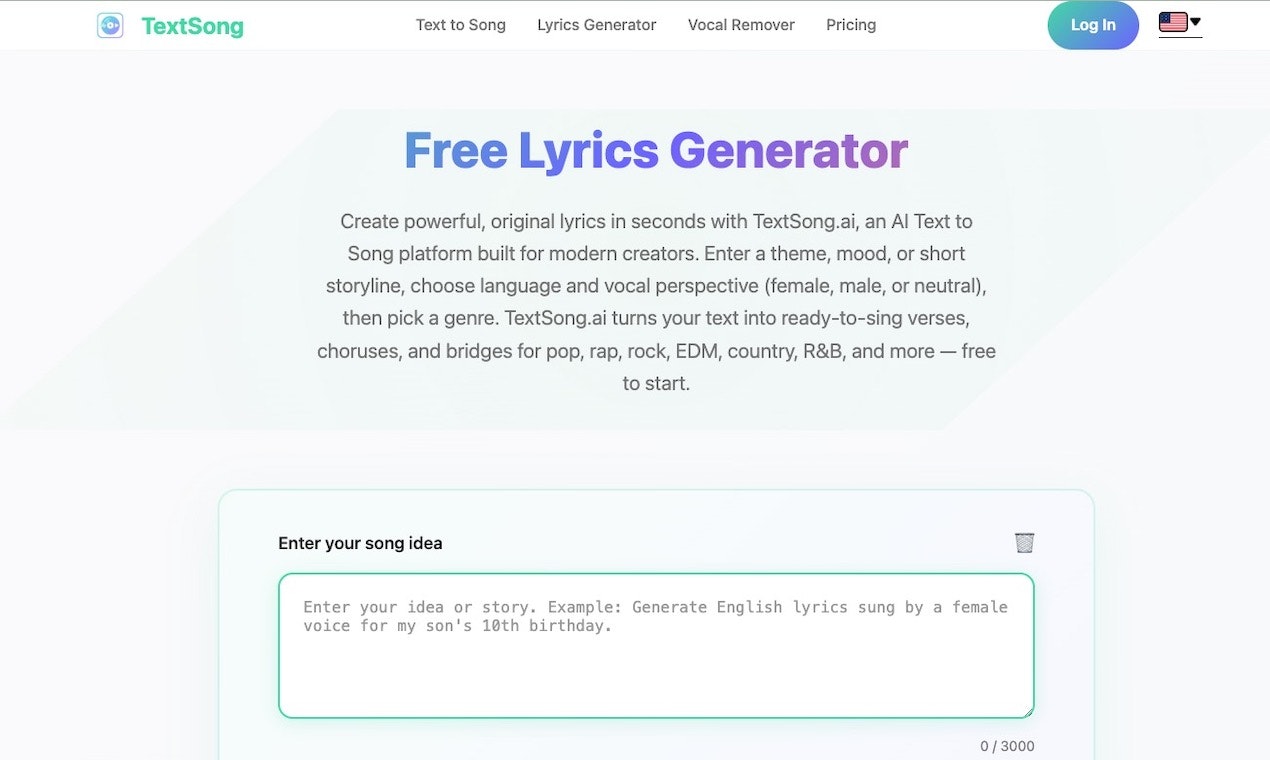TextSong AI screenshot 1