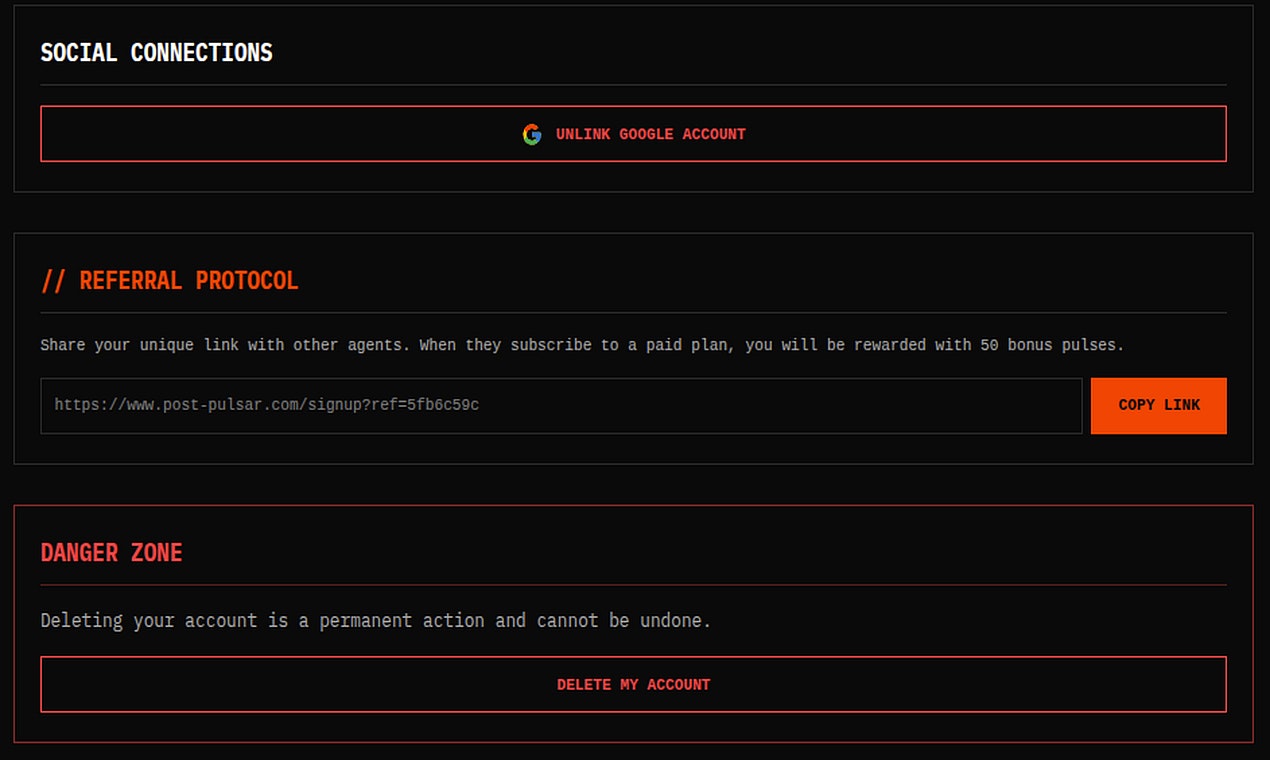 PostPulsar screenshot 2