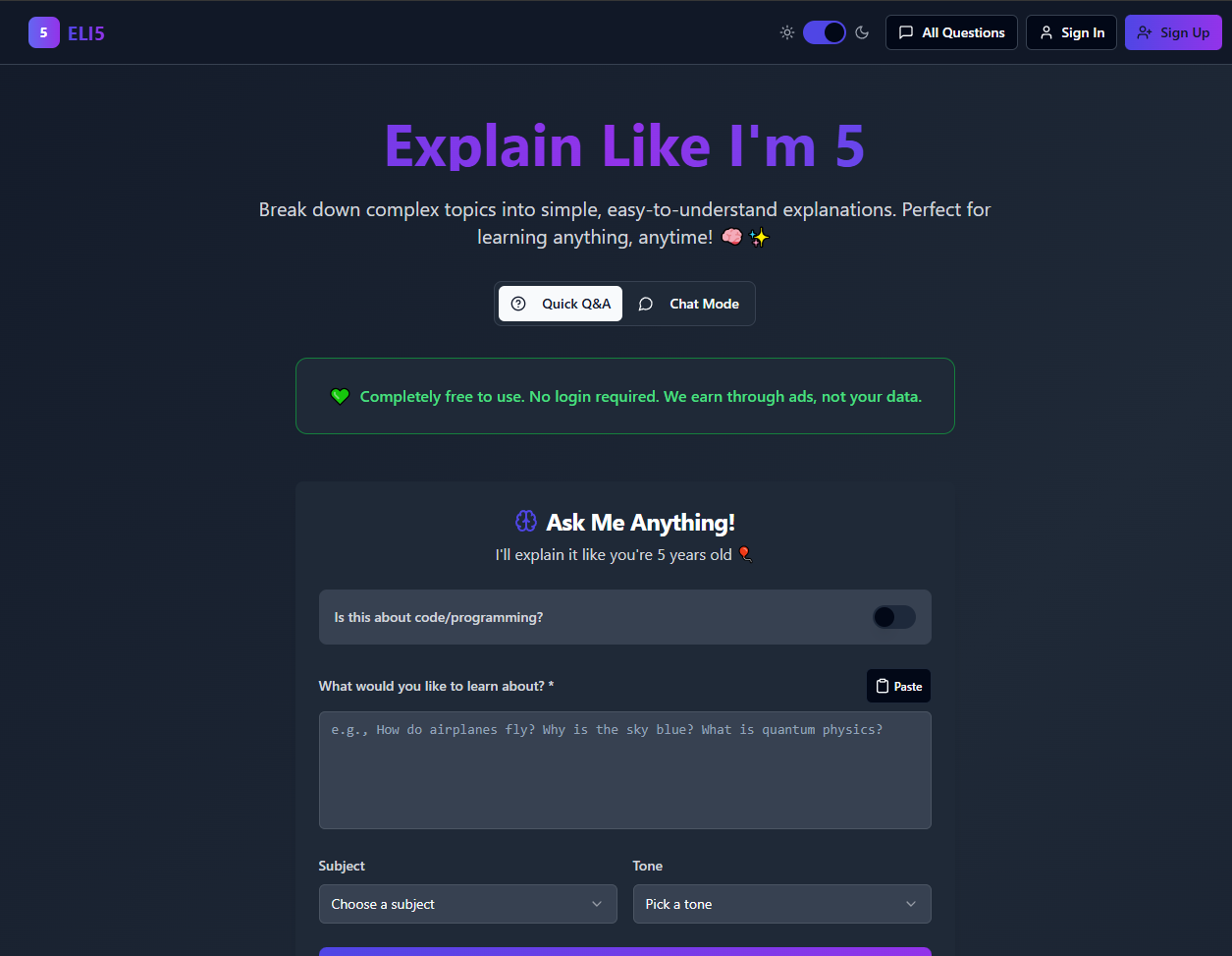 ELI5 screenshot 1