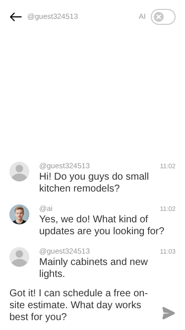 Account & AI Chat Widgets screenshot 9