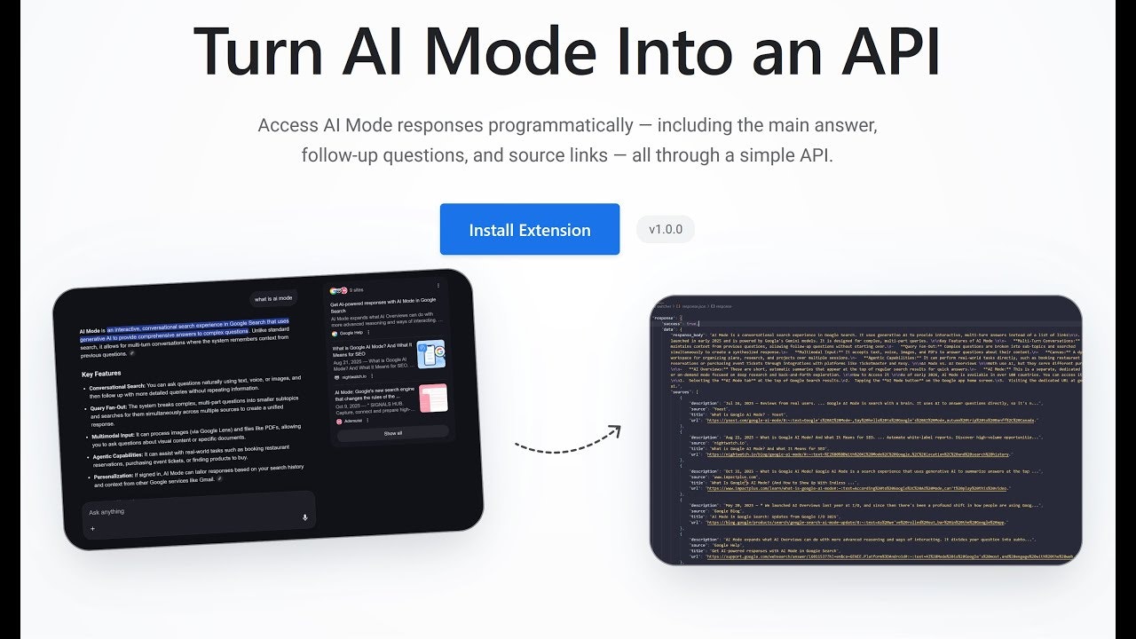 AI Mode API screenshot 5