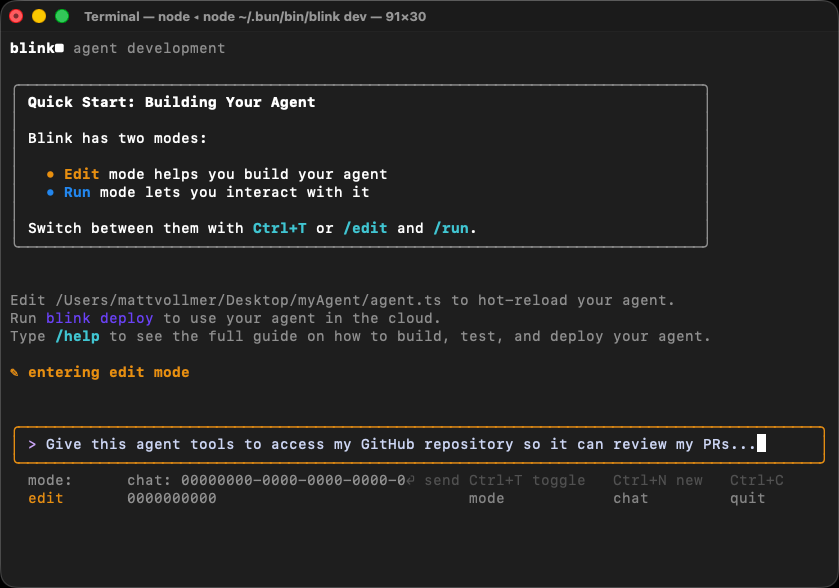 Open-source agent development engine screenshot 2