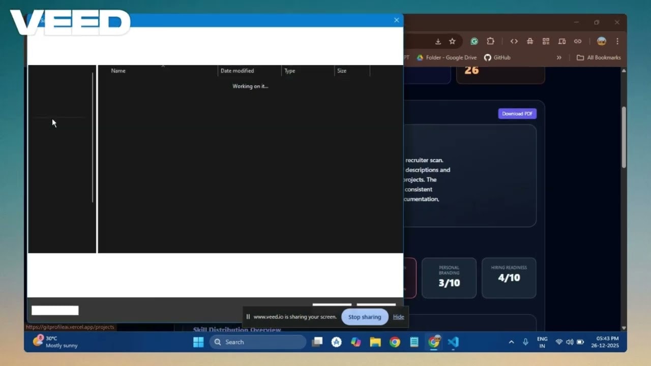 GitProfileAi screenshot 1