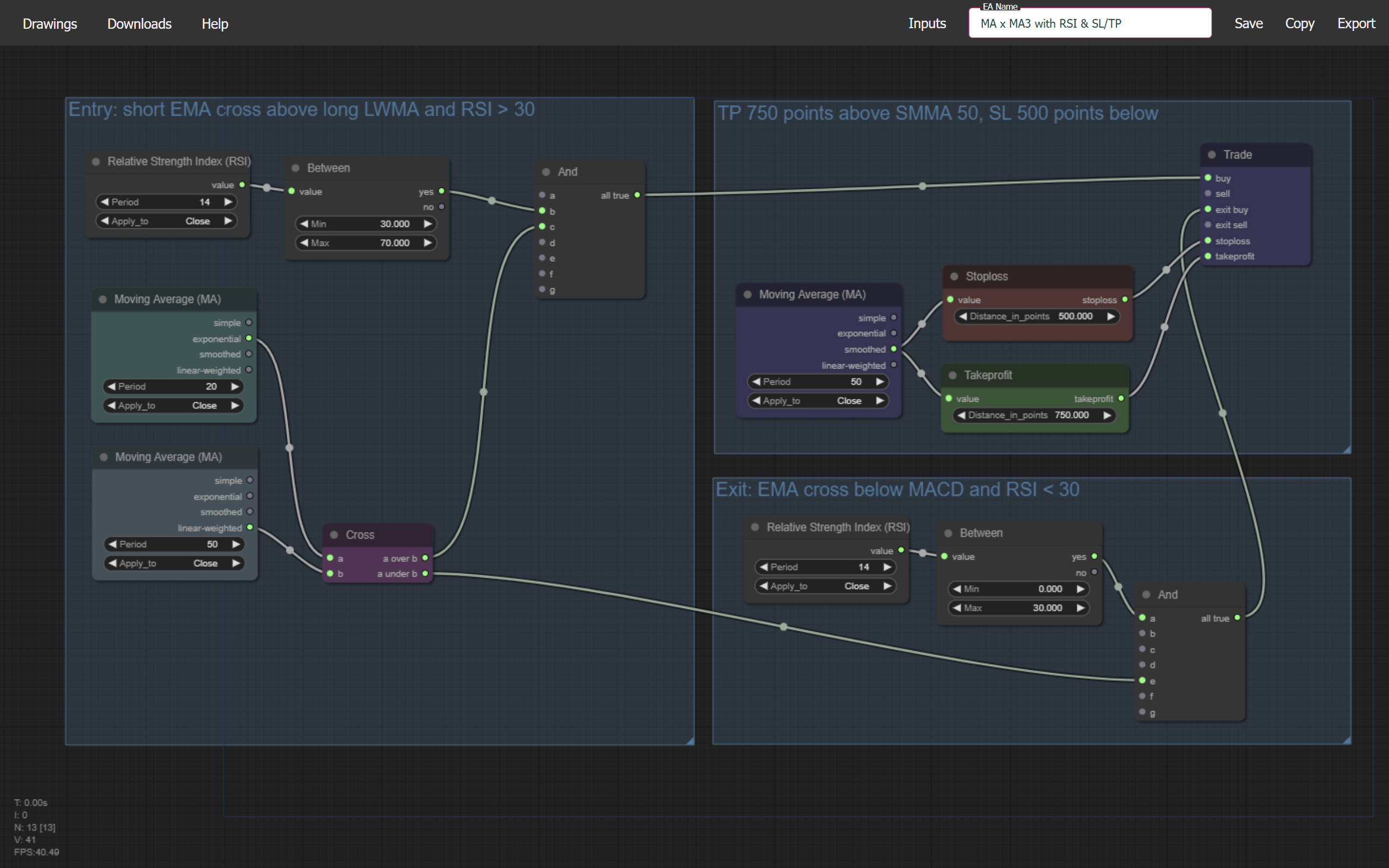 DrawMyEA — Visual Trading Bot Builder screenshot 3