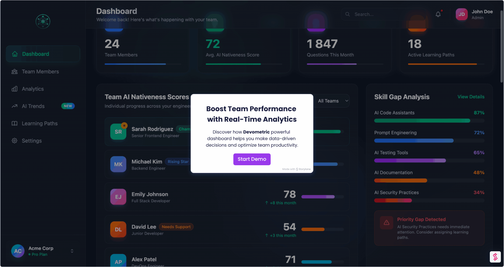Devometric screenshot 4