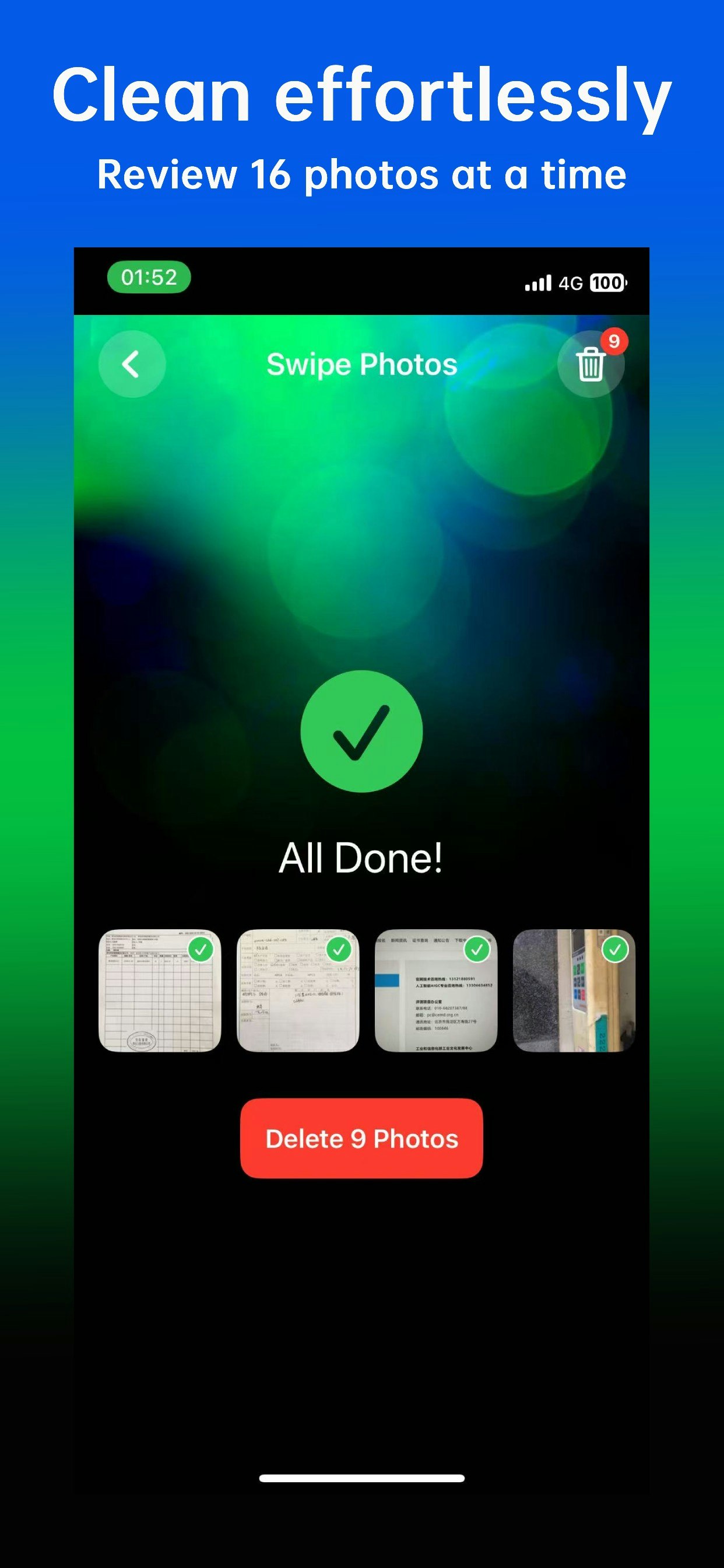 Swiped-Photos Storage Cleaner screenshot 3