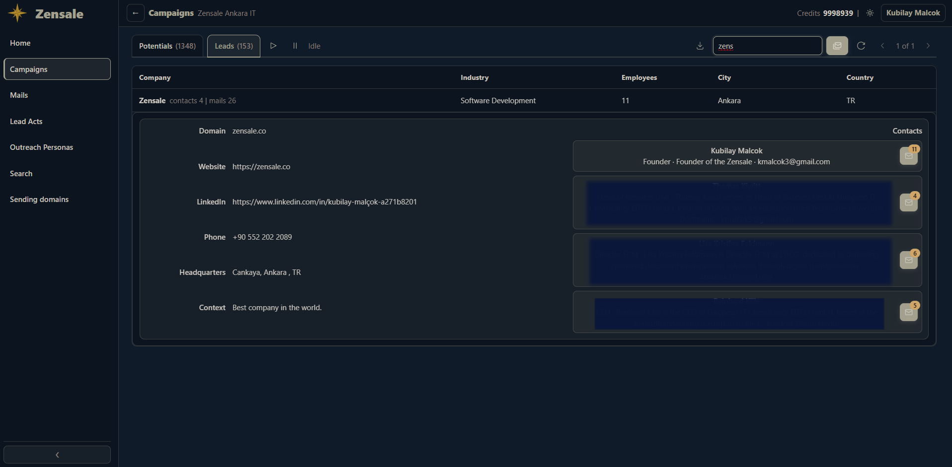 Zensale screenshot 2