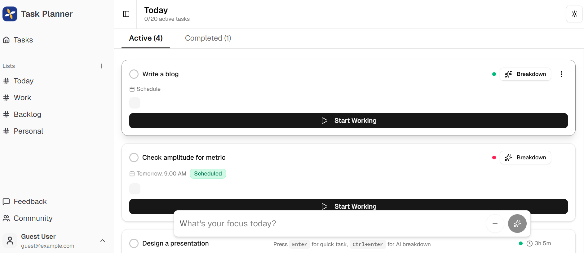 HealUp - AI Task Manager screenshot 3
