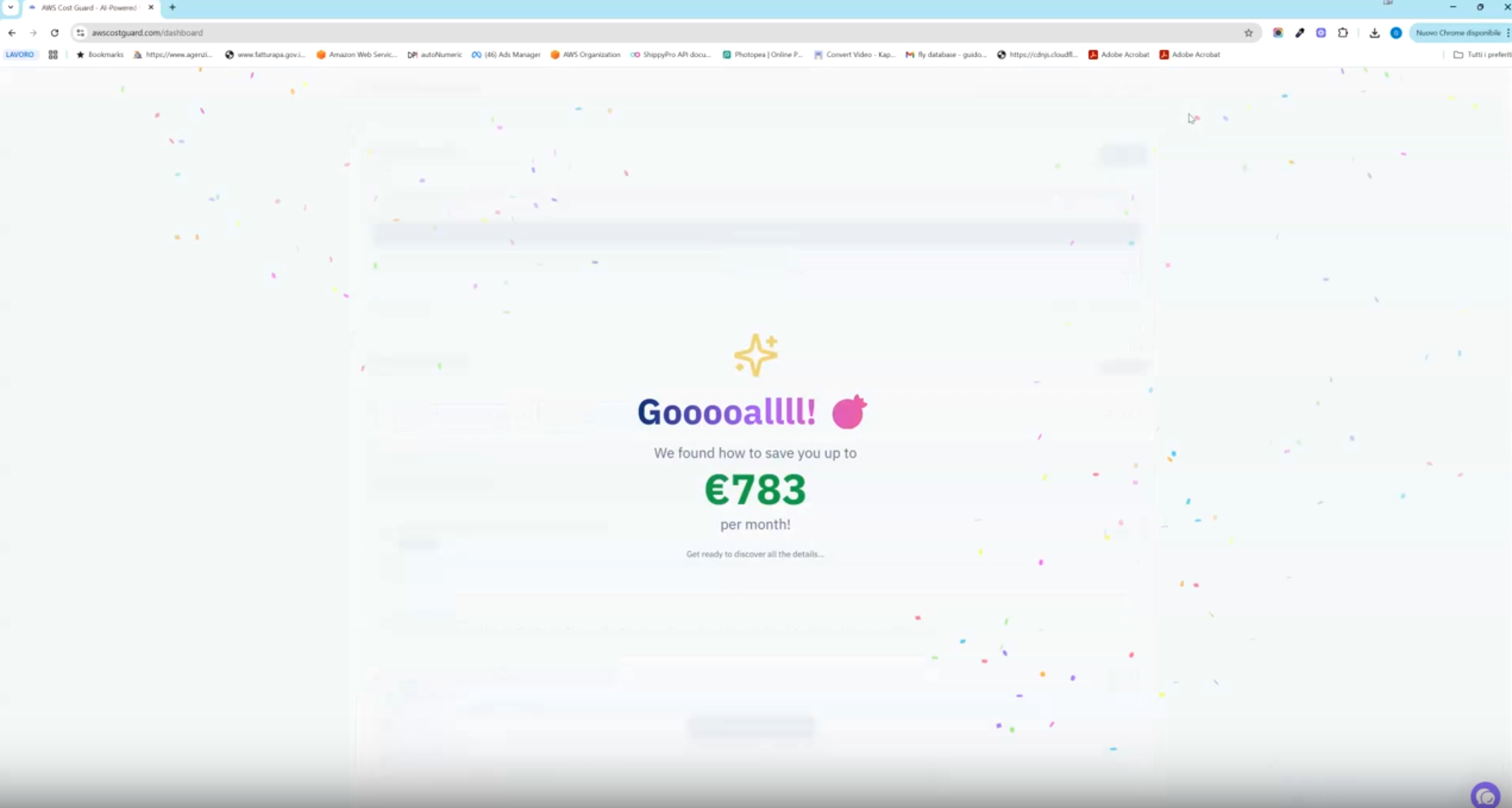 AWS Cost Guard screenshot 2