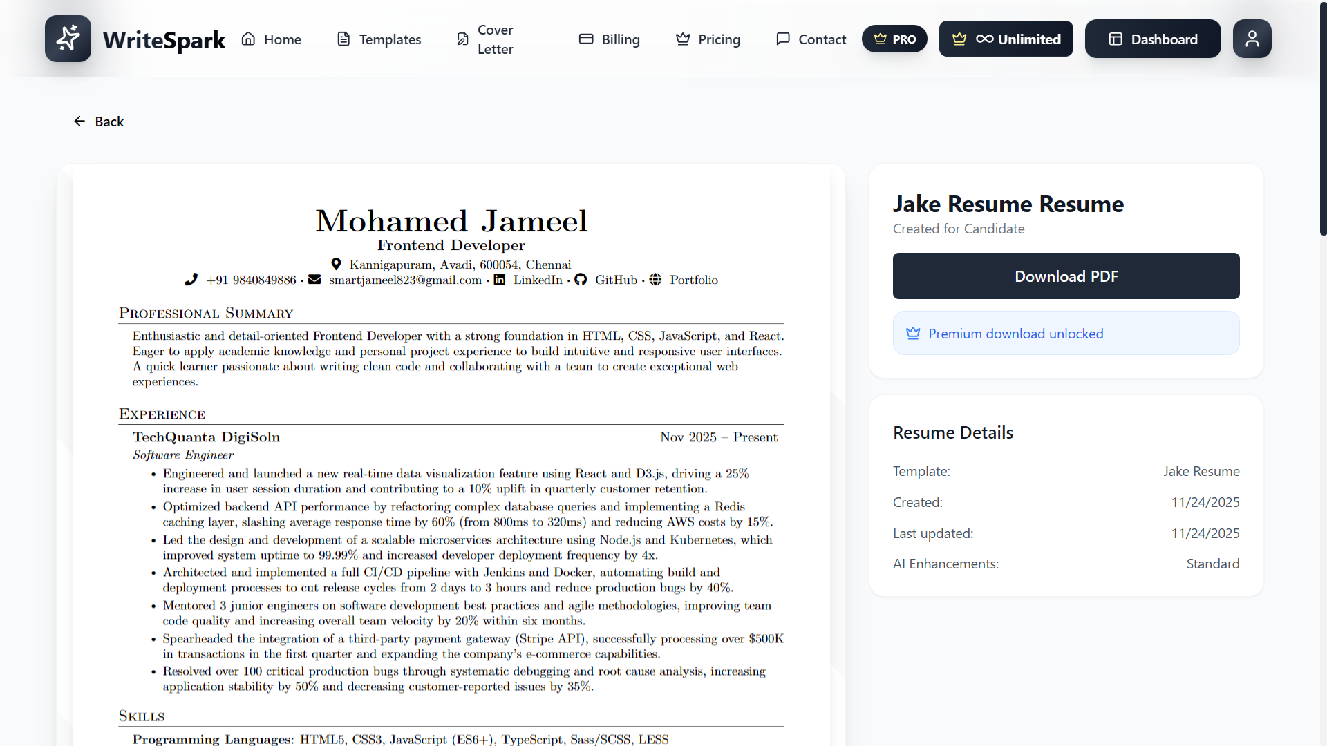 WriteSpark Ai screenshot 5
