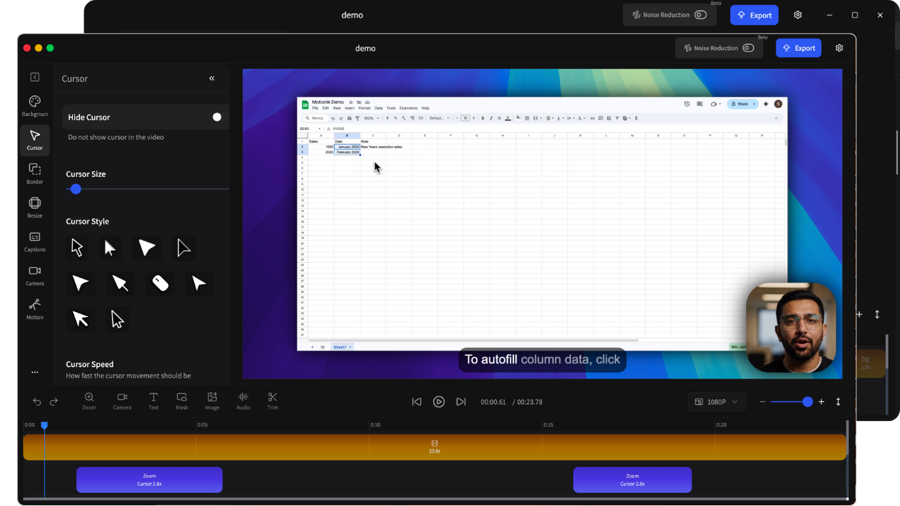 Motionik screenshot 2
