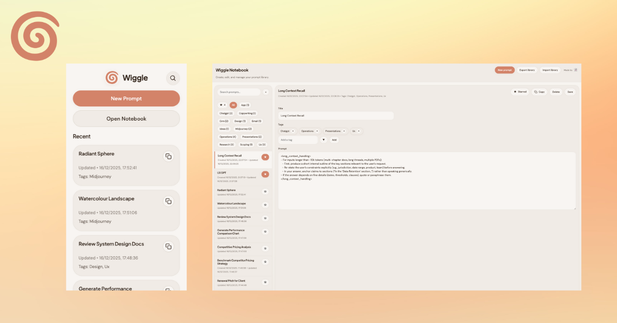 Wiggle for Google Chrome screenshot 5