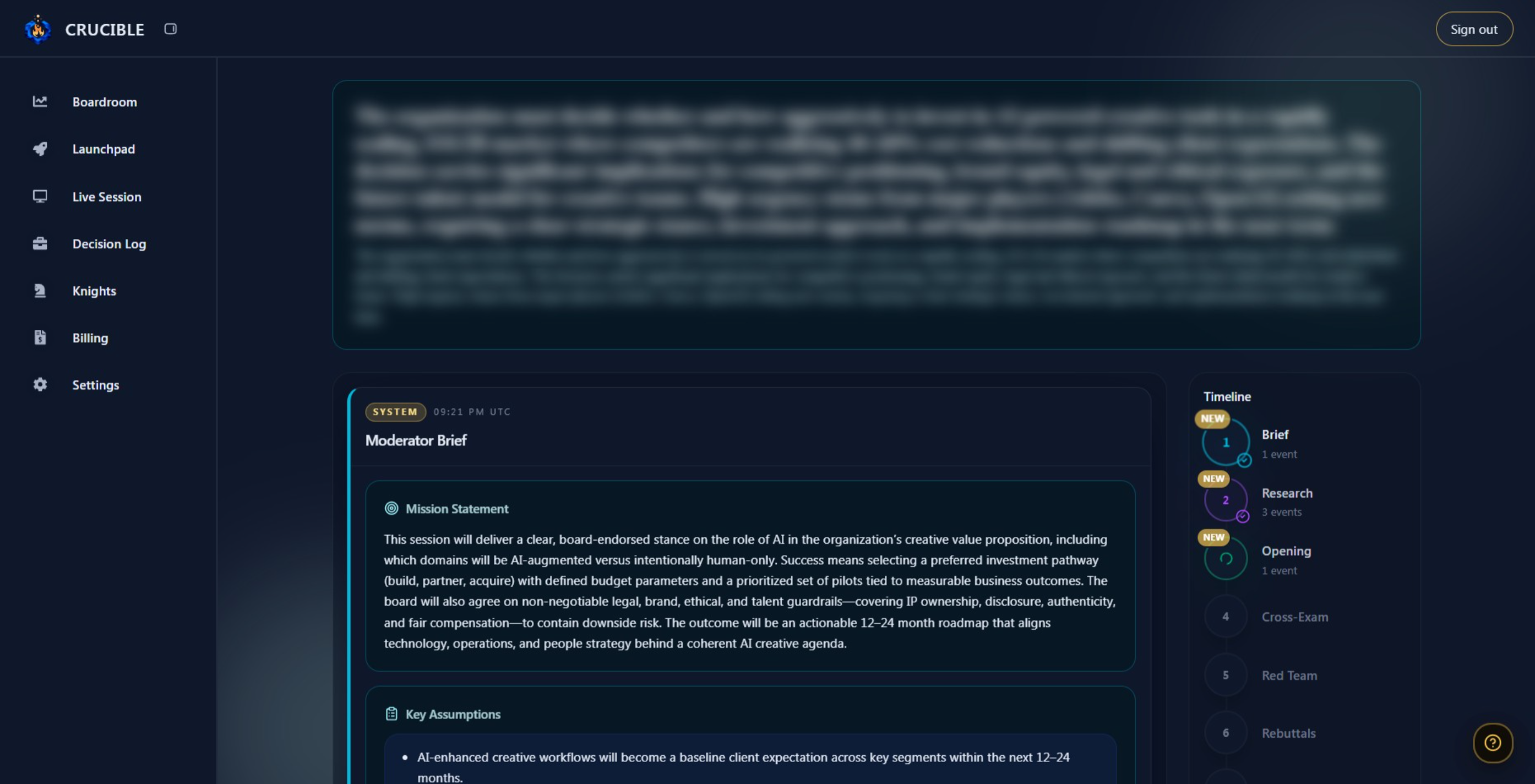 Crucible - Your AI Braintrust screenshot 6