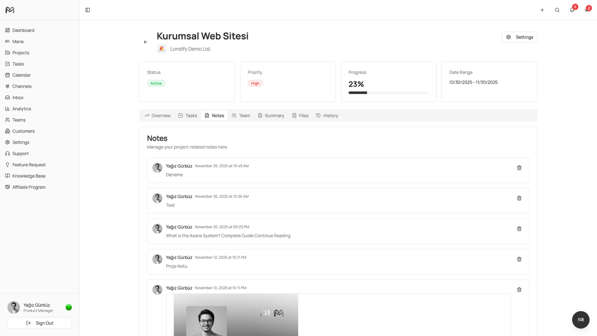 Managelify screenshot 5