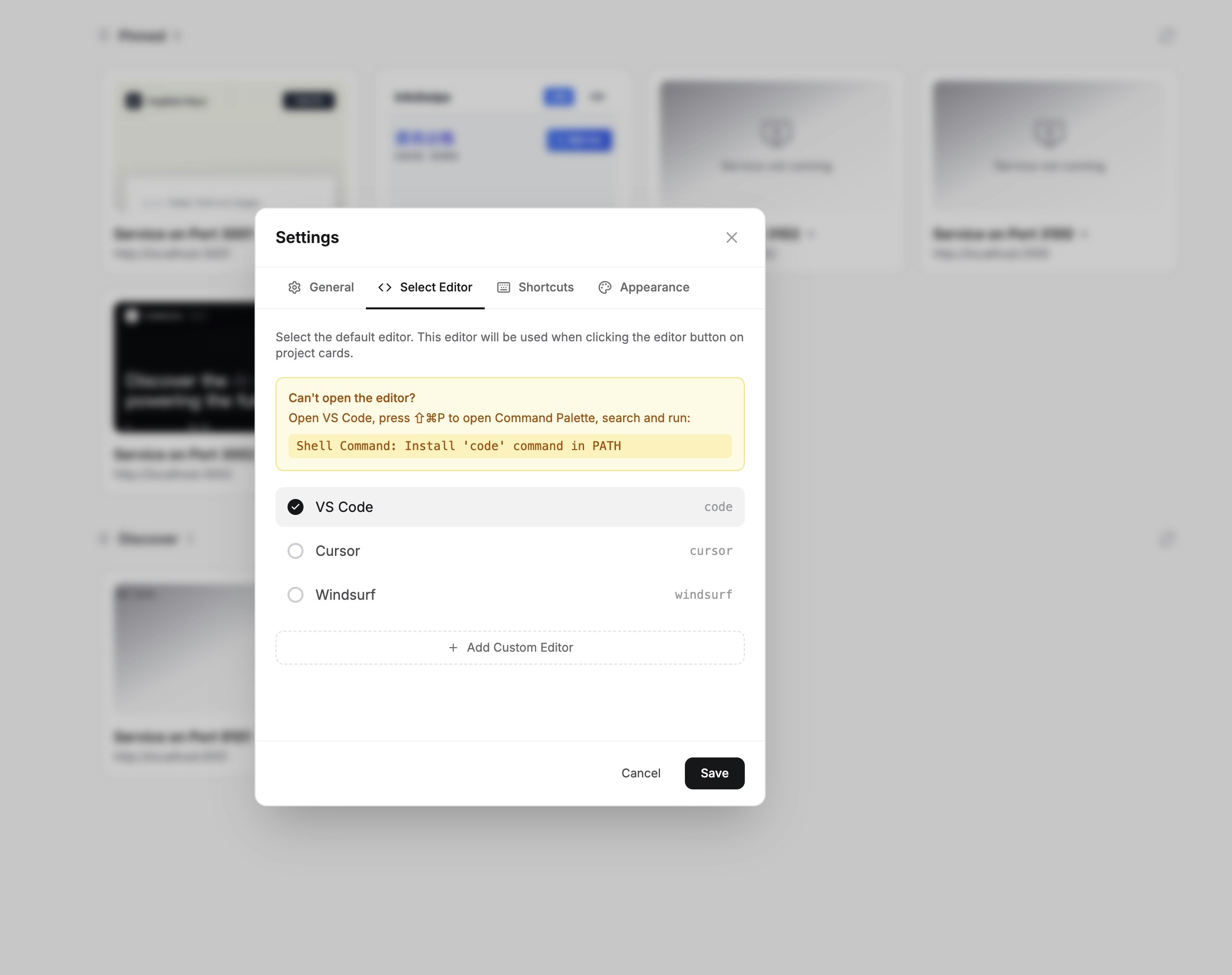 DevDock screenshot 3