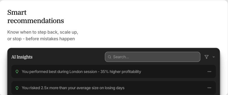 TraderTrak — AI Powered Trade Management screenshot 4