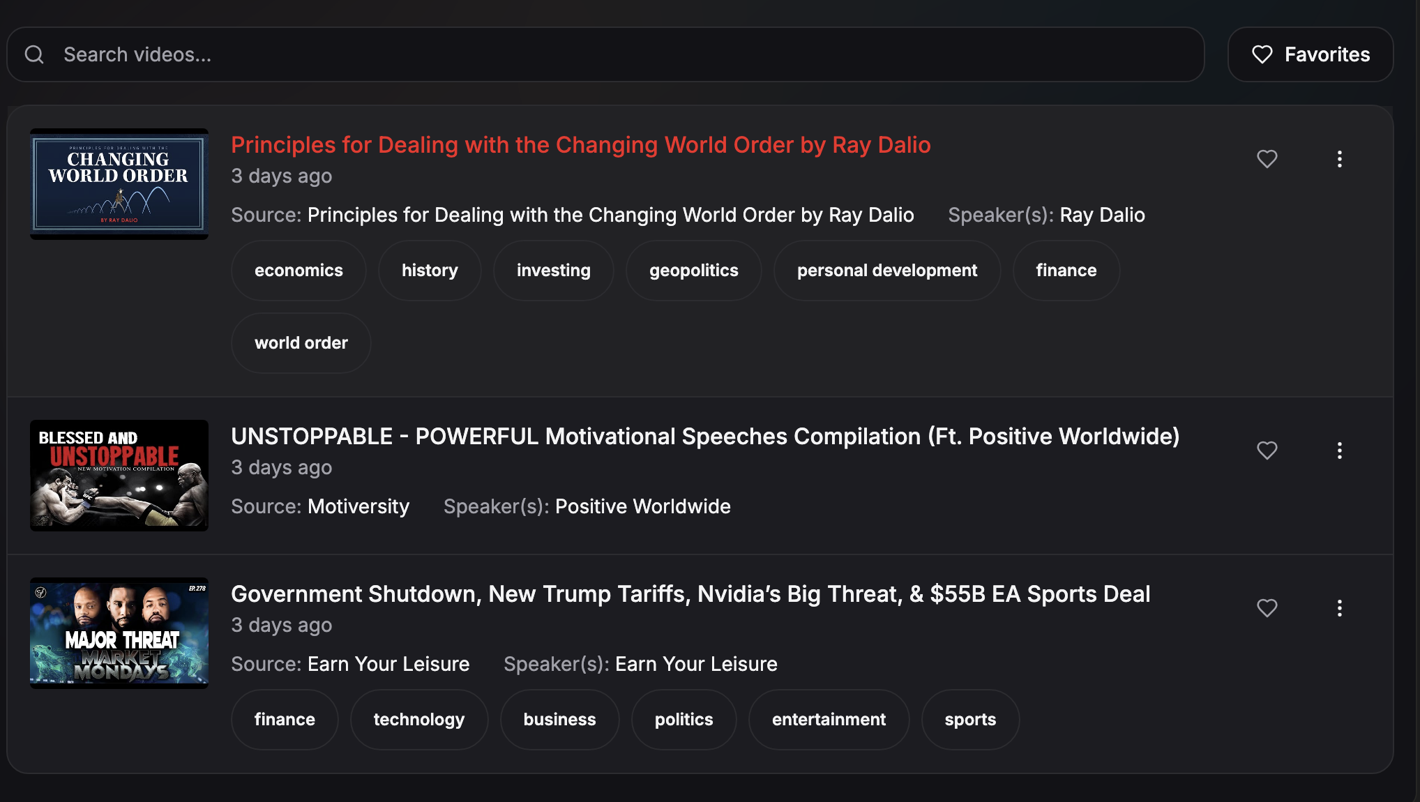 Podvisor screenshot 3