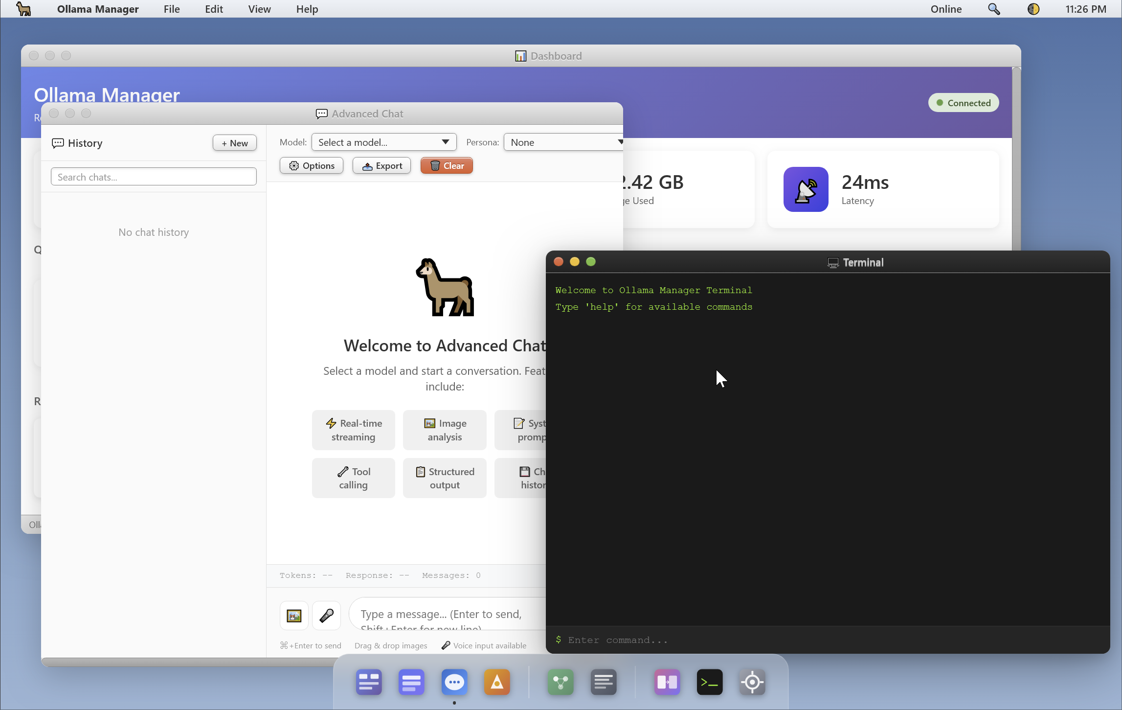 g023's OllamaMan - Ollama Manager screenshot 1
