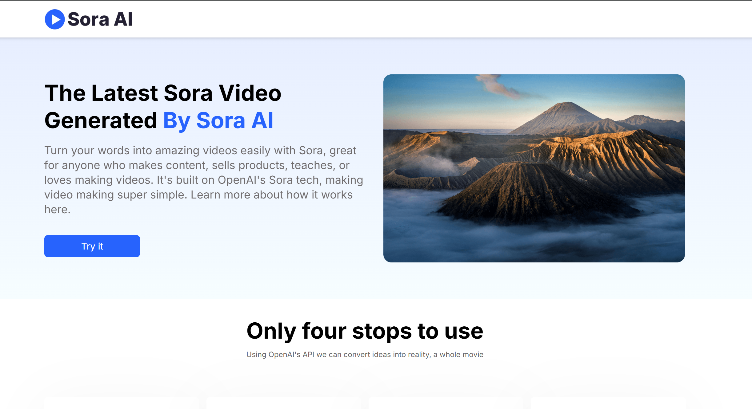 Sora AI screenshot 1