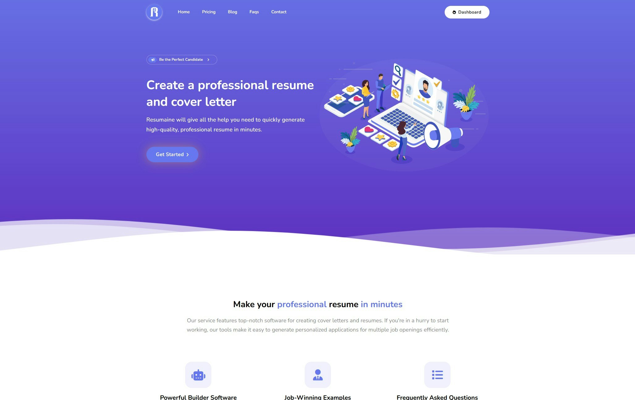 Resumaine screenshot 2