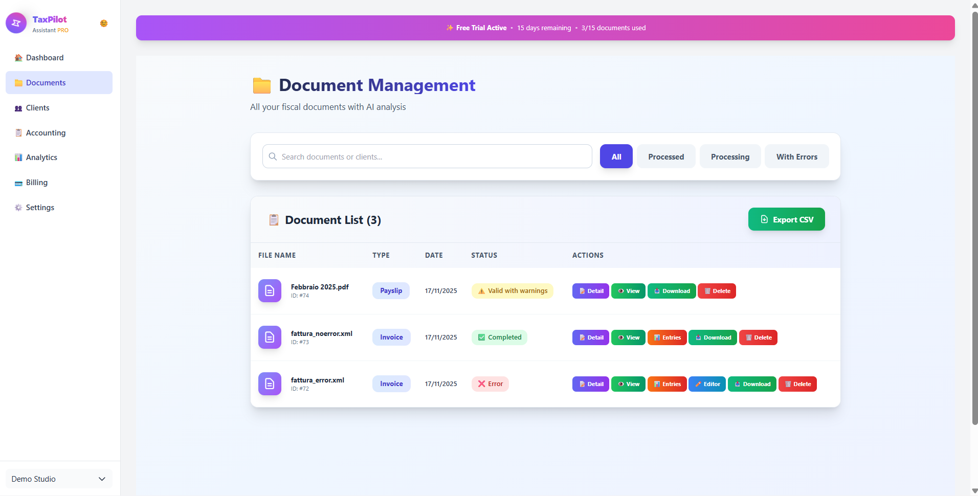 TaxPilot screenshot 3