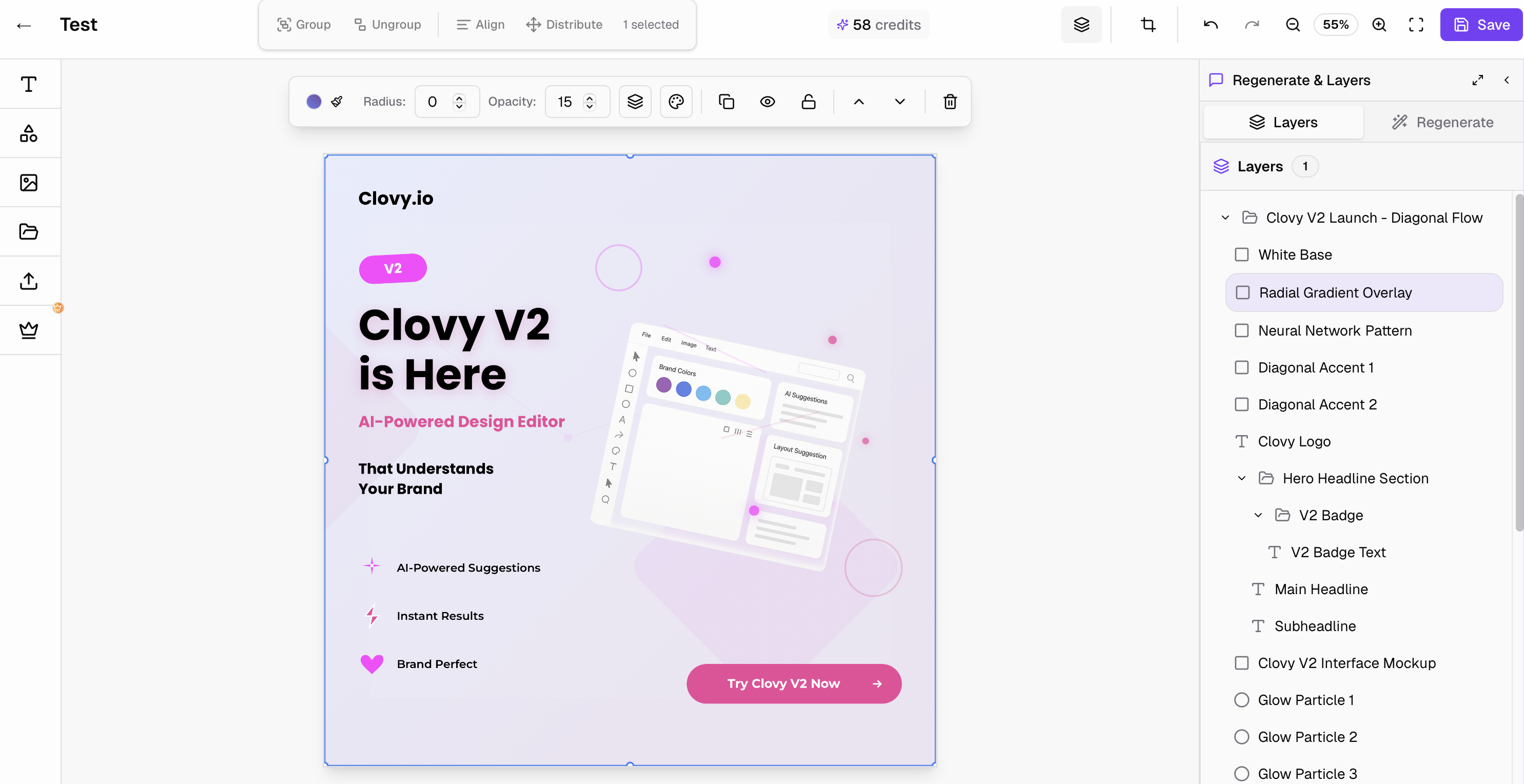 Clovy screenshot 2