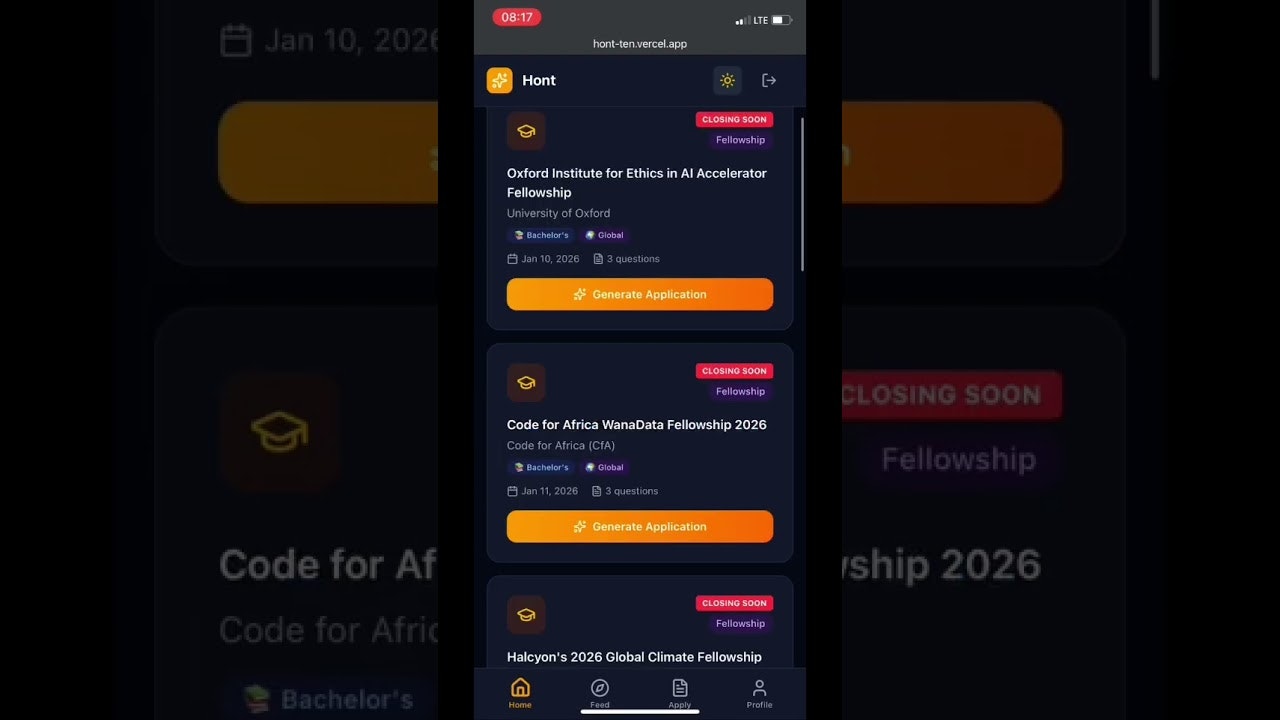 Hont screenshot 1