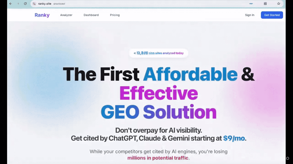 Ranky Site screenshot 1