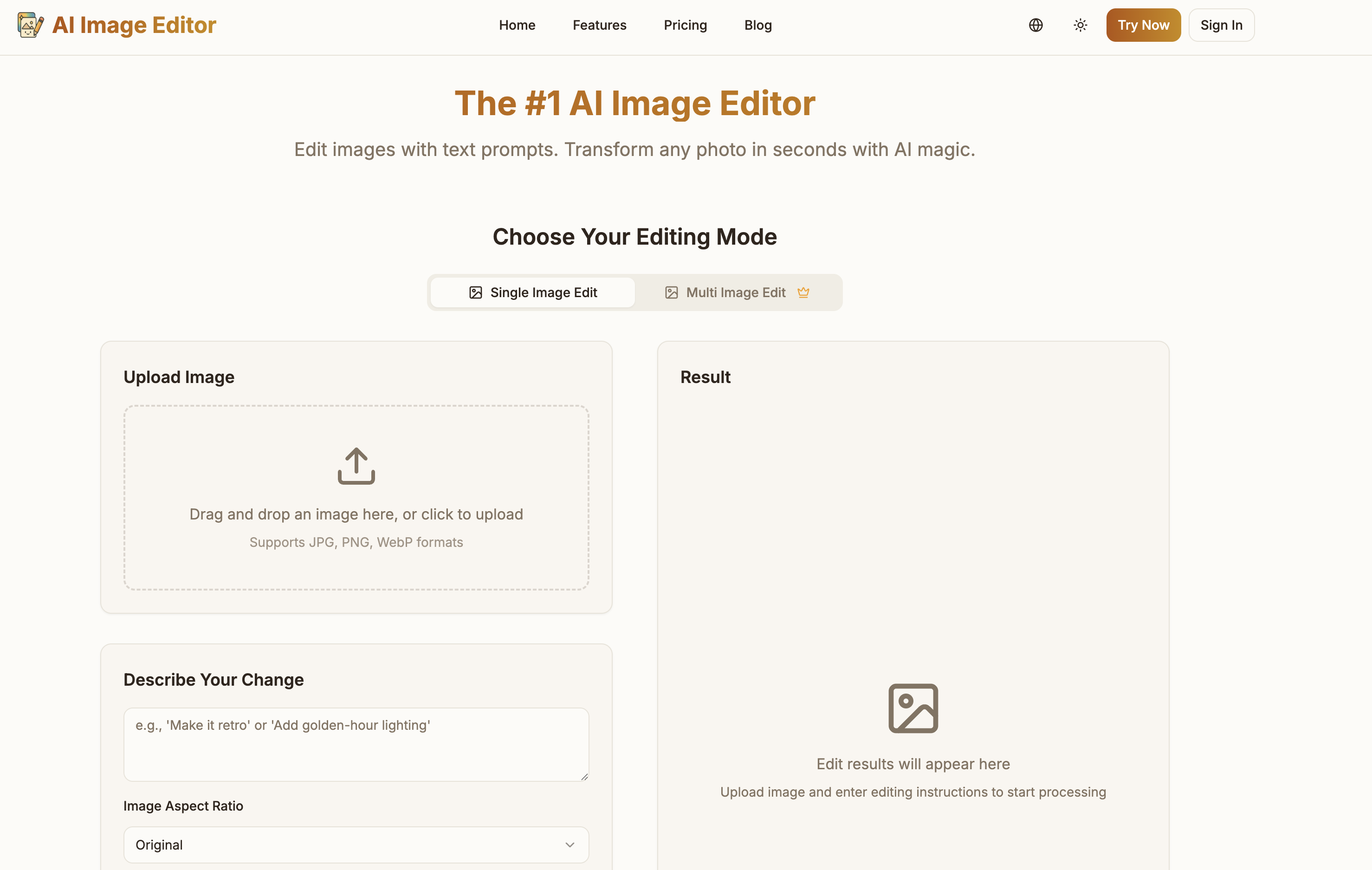 AI Image Editor screenshot 1