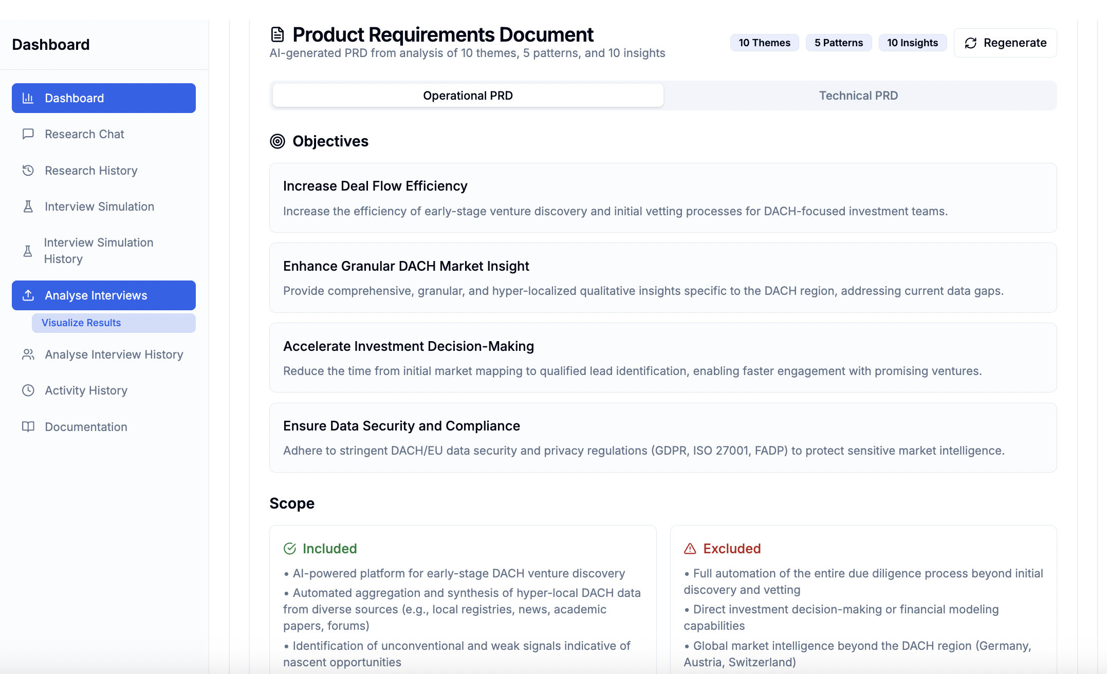 AxWise - AI User Discovery Engine screenshot 8